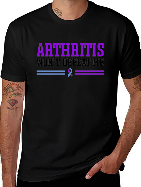 Arthritis Awareness T-Shirt - Wont Defeat Me!