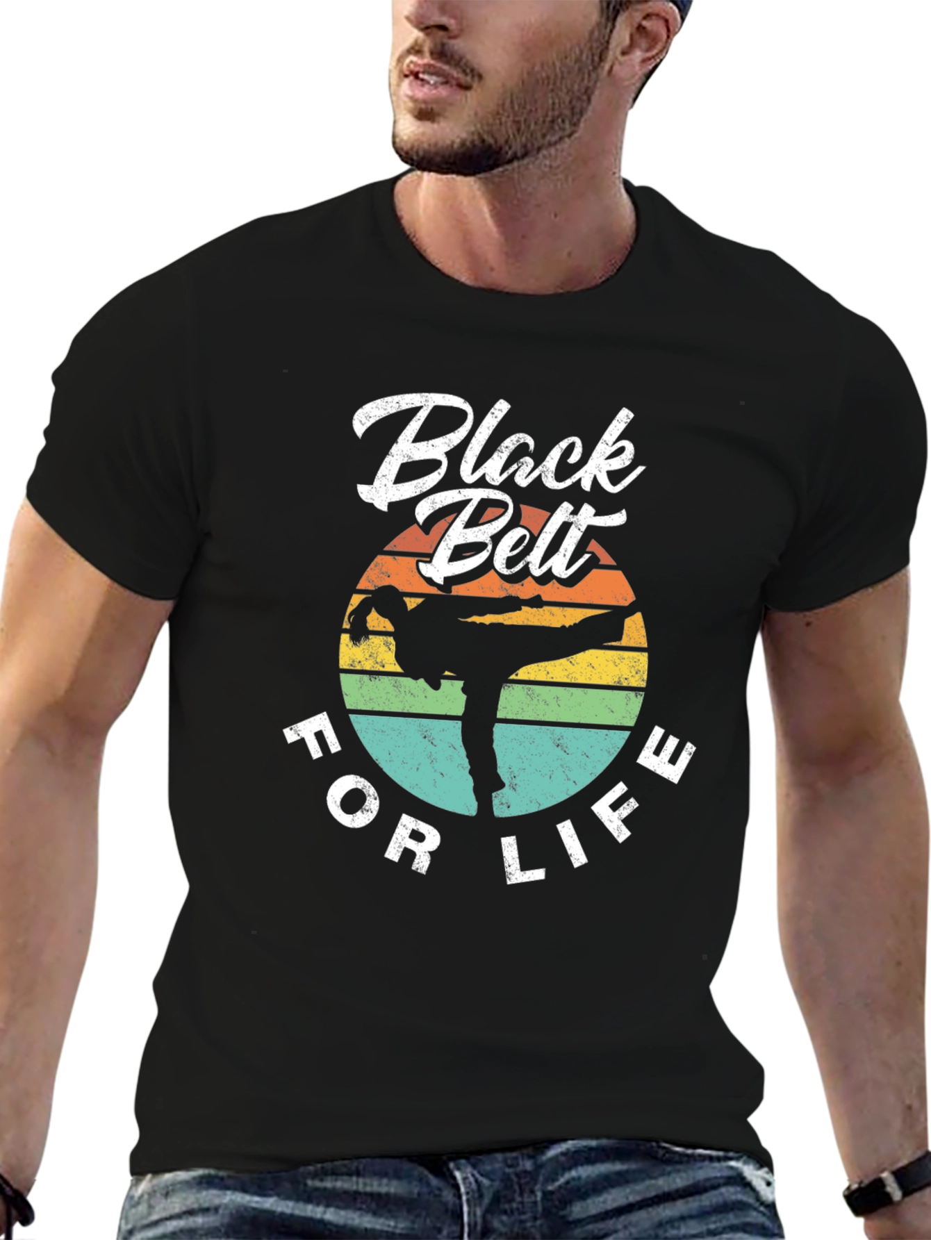 Black Belt For Life T-Shirt - Martial Arts