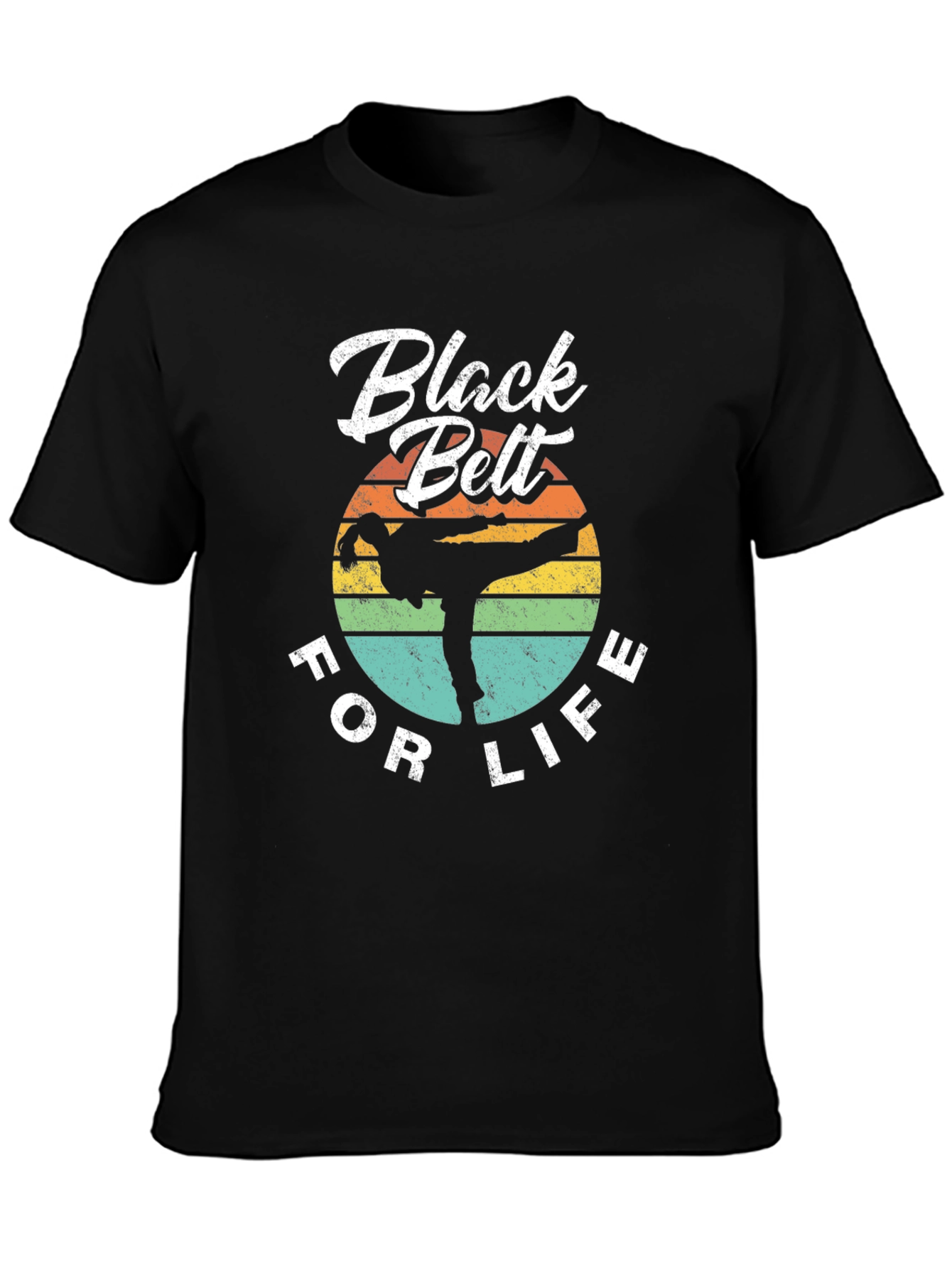 Black Belt For Life T-Shirt - Martial Arts