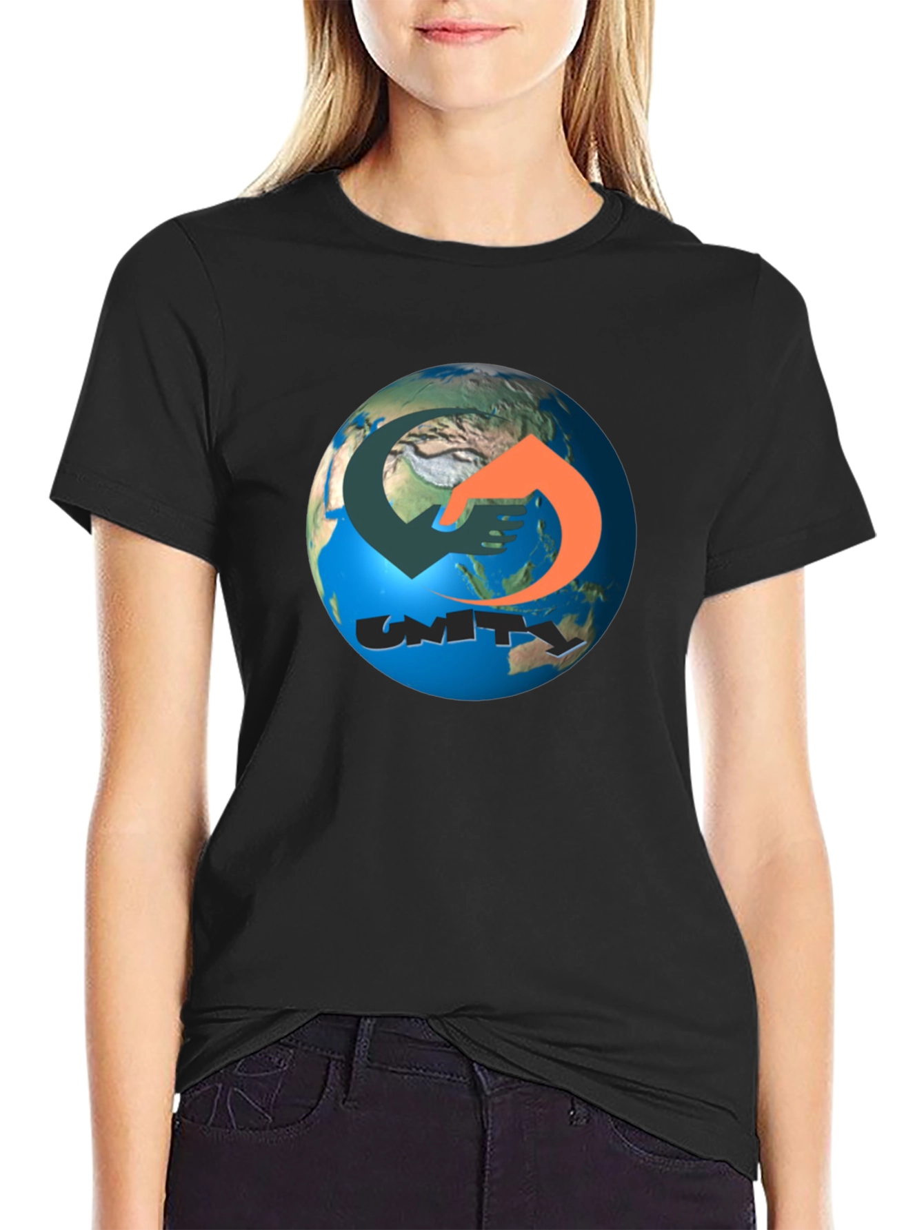 Unity Earth T-Shirt - Black
