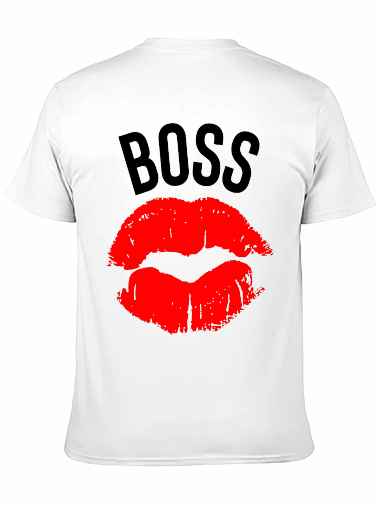 Boss Lips Graphic Tee - Bold Black T-Shirt