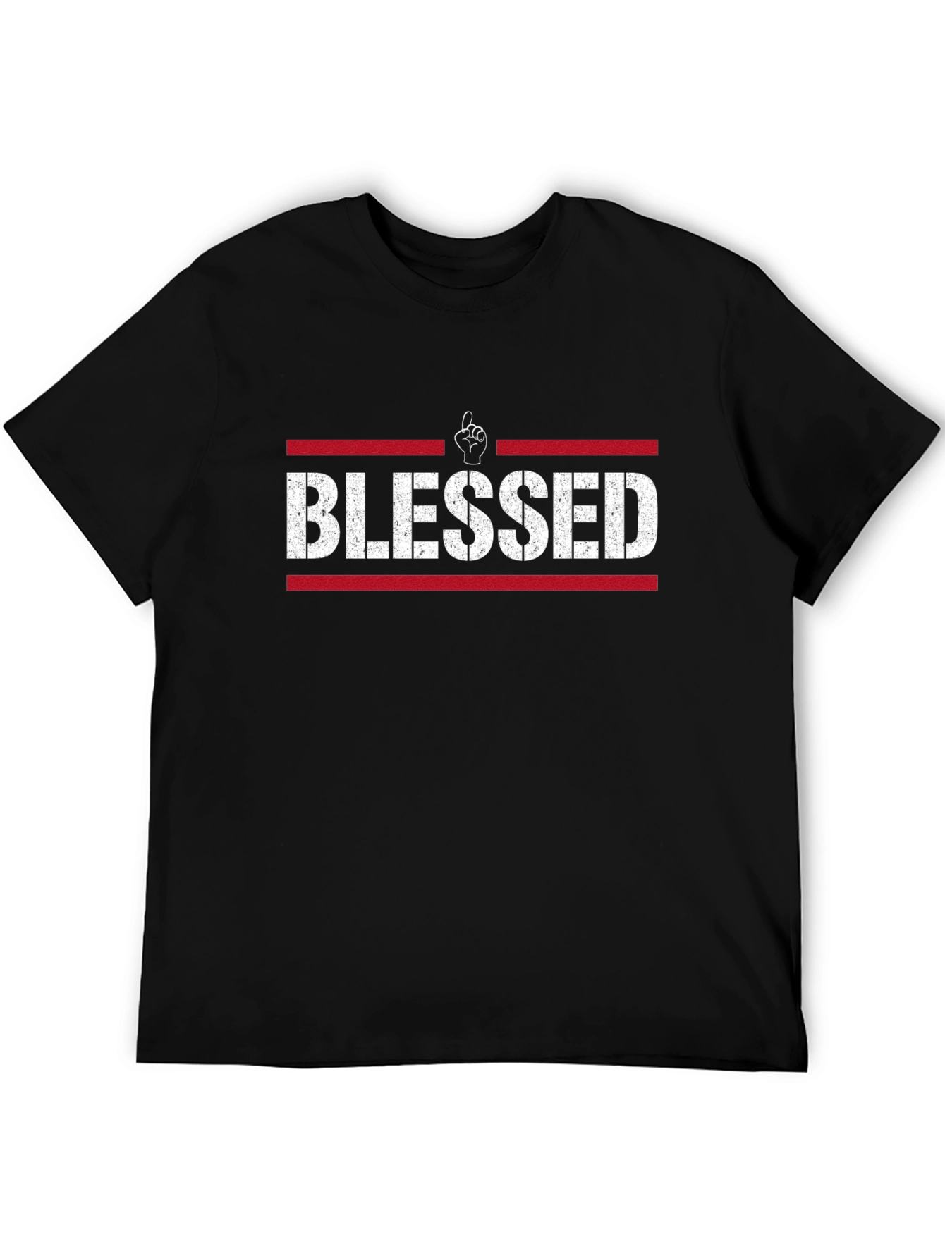 Blessed Graphic Tee - Stylish Black T-Shirt