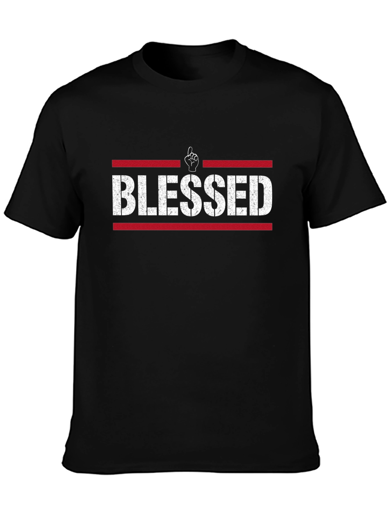 Blessed Graphic Tee - Stylish Black T-Shirt