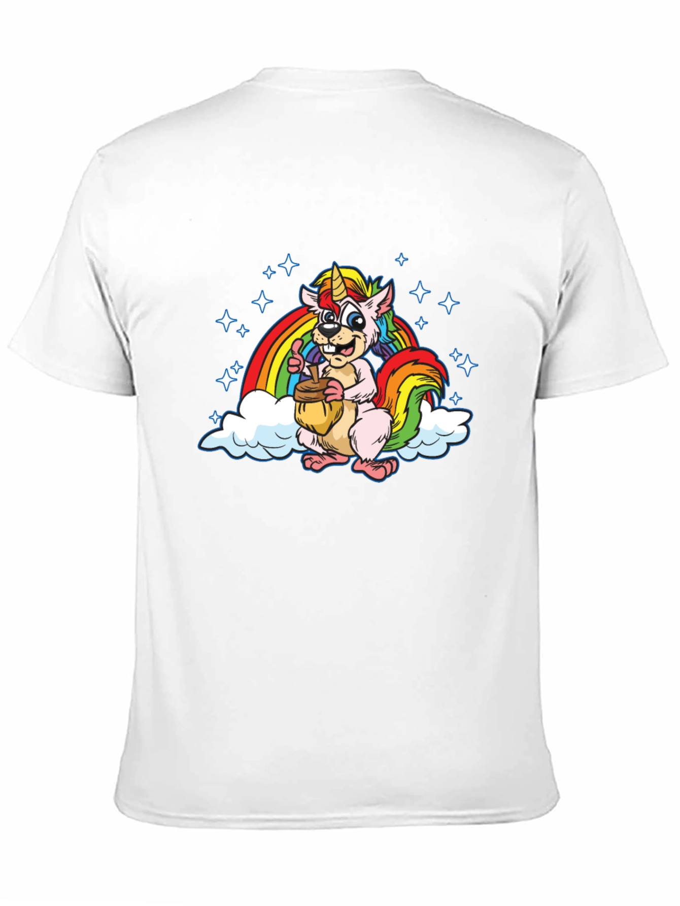 Unicorn Squirrel Rainbow T-Shirt