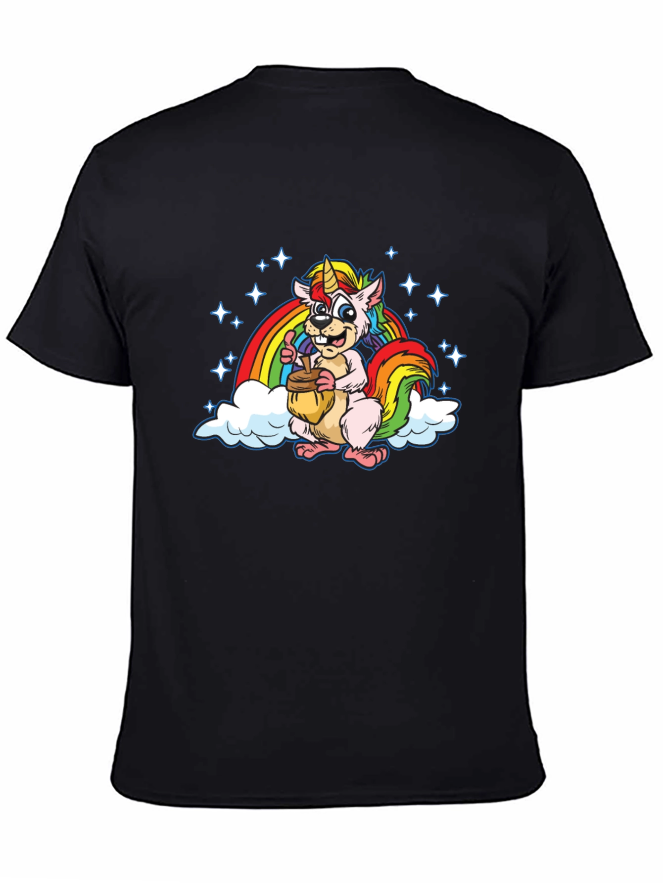 Unicorn Squirrel Rainbow T-Shirt