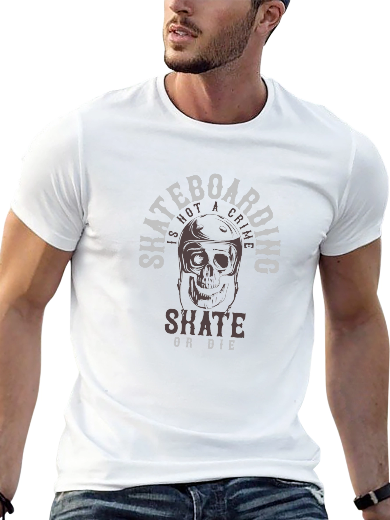 Skateboarding is Not a Crime T-Shirt