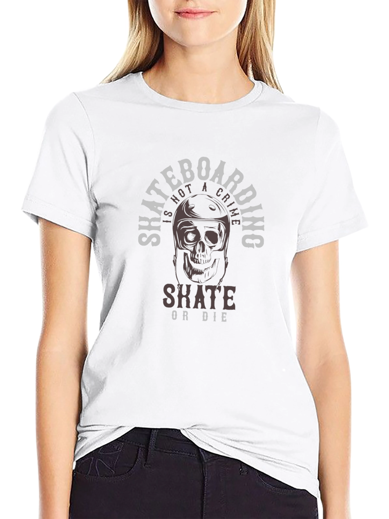 Skateboarding is Not a Crime T-Shirt