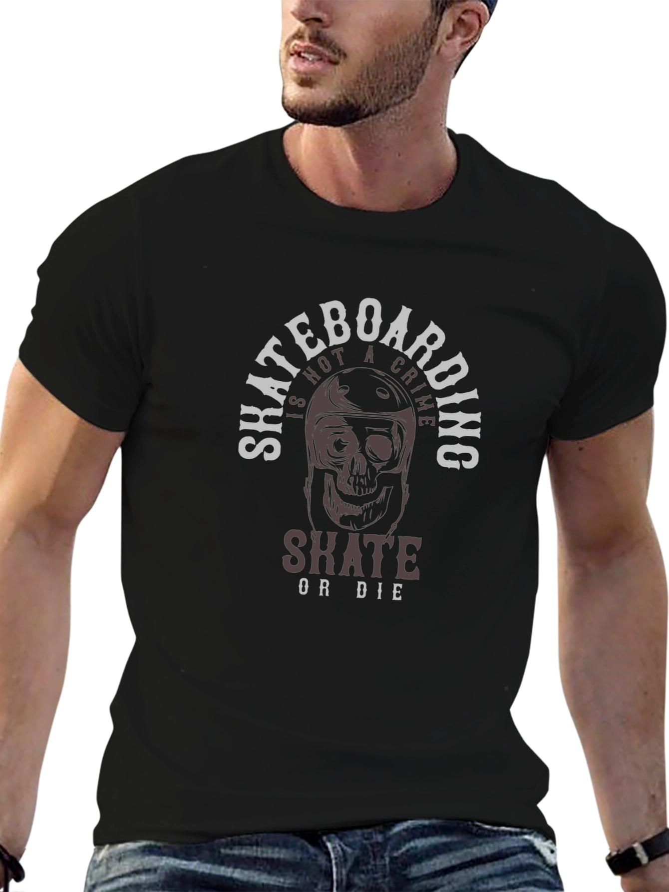 Skateboarding is Not a Crime T-Shirt