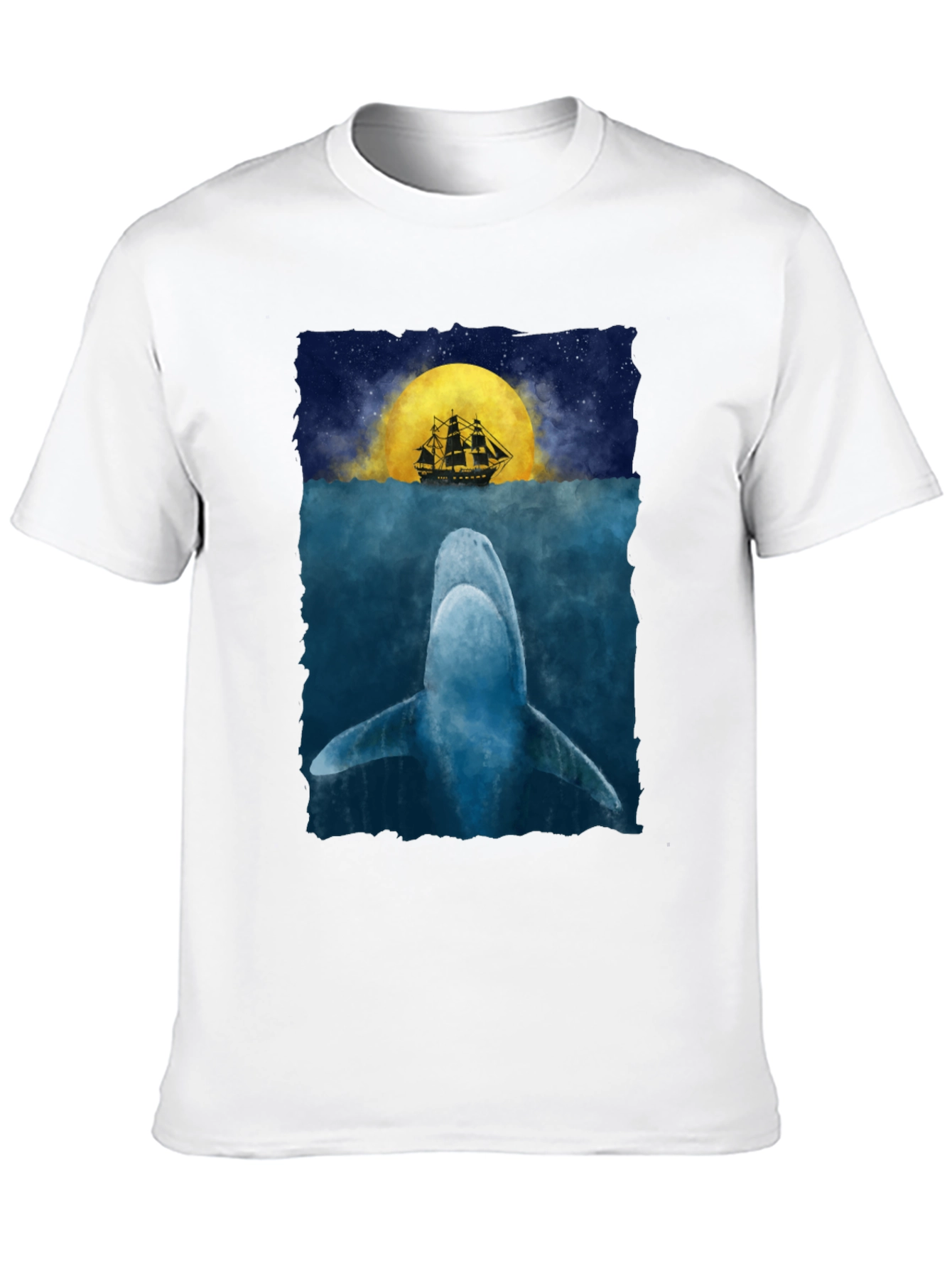 Whale & Ship Graphic Tee - Under the Sea