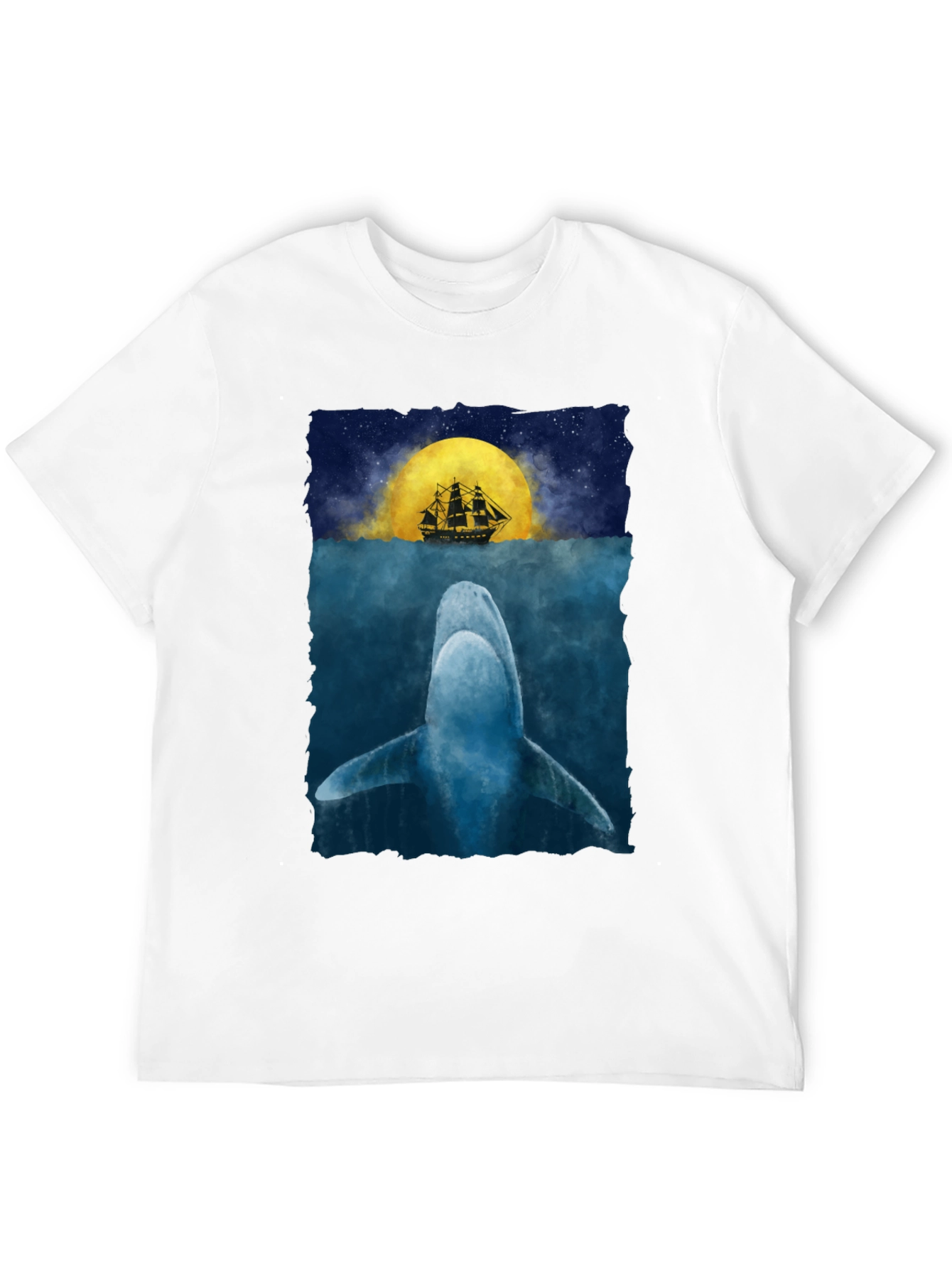 Whale & Ship Graphic Tee - Under the Sea
