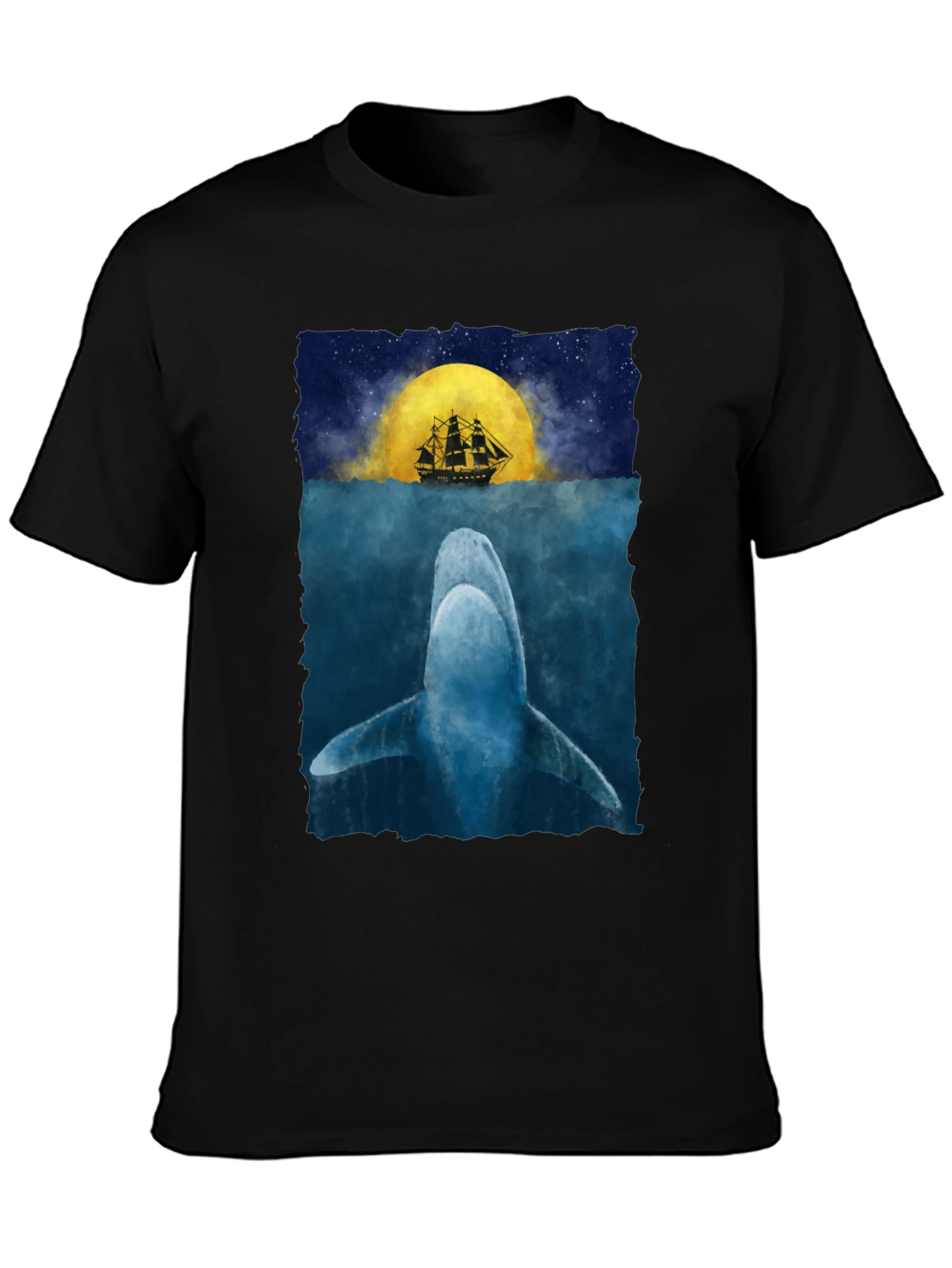 Whale & Ship Graphic Tee - Under the Sea