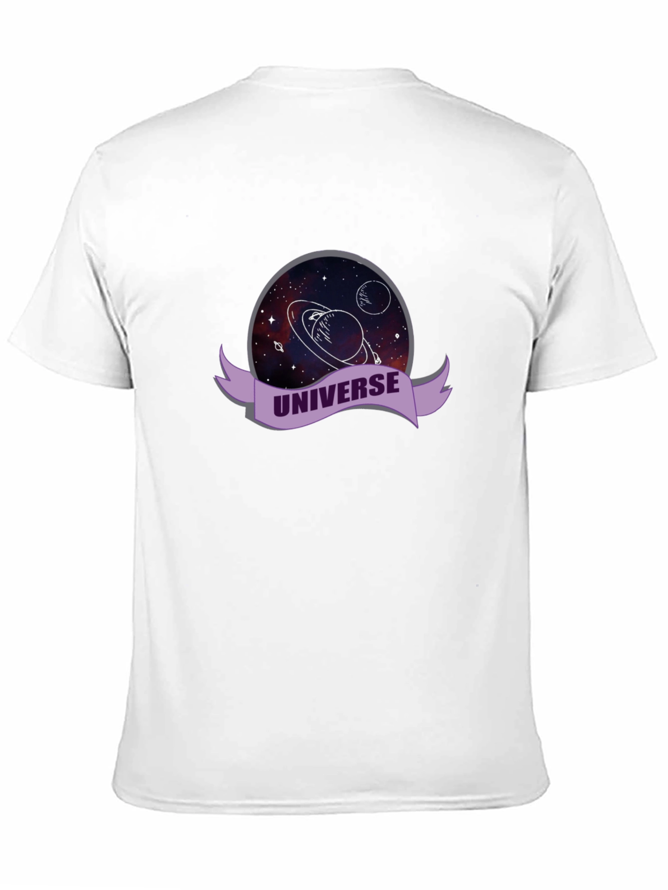 Universe Graphic Black T-Shirt