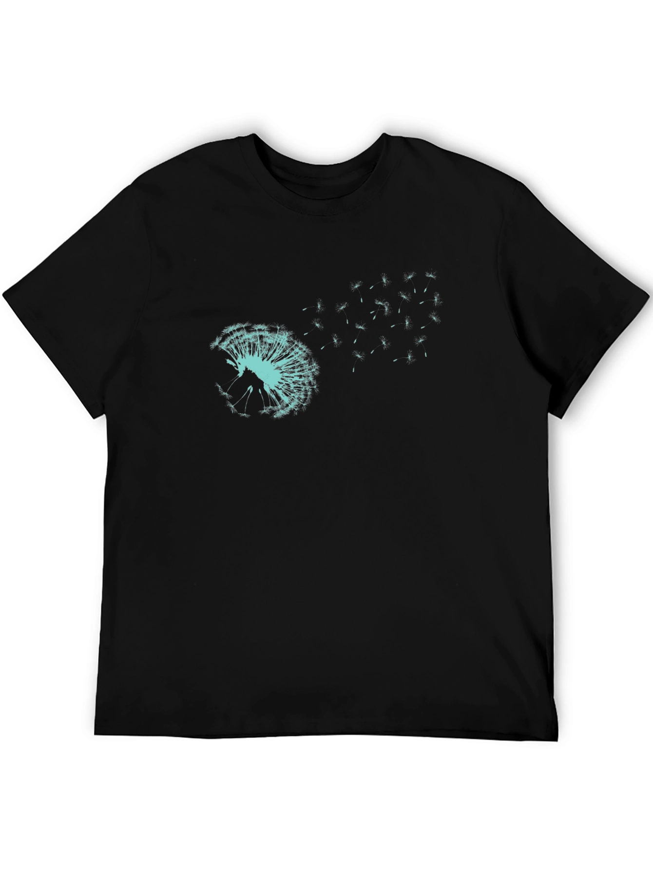 Dandelion Wish Black T-Shirt