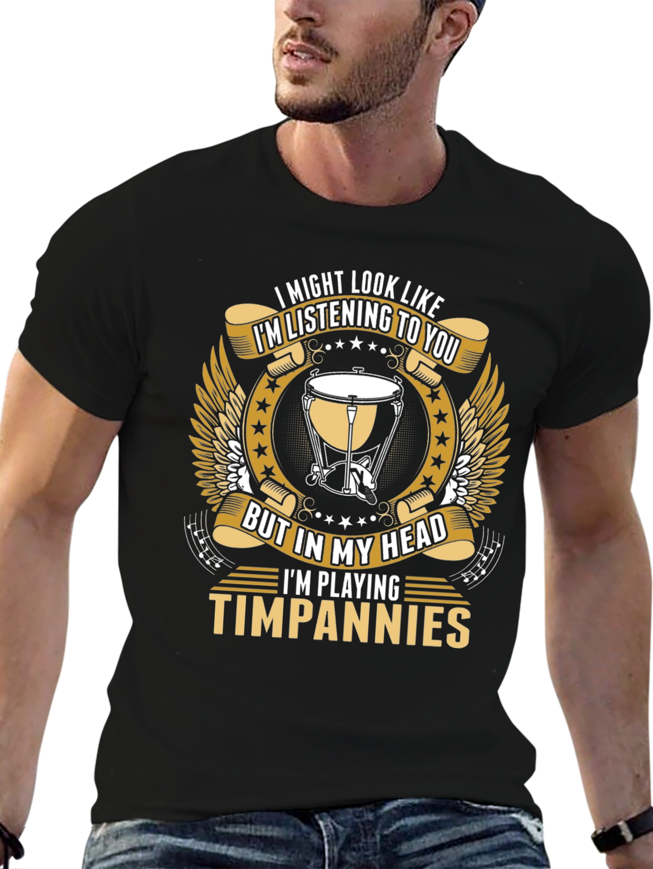Timpani Musician T-Shirt: Im Playing Timpanies in my Head