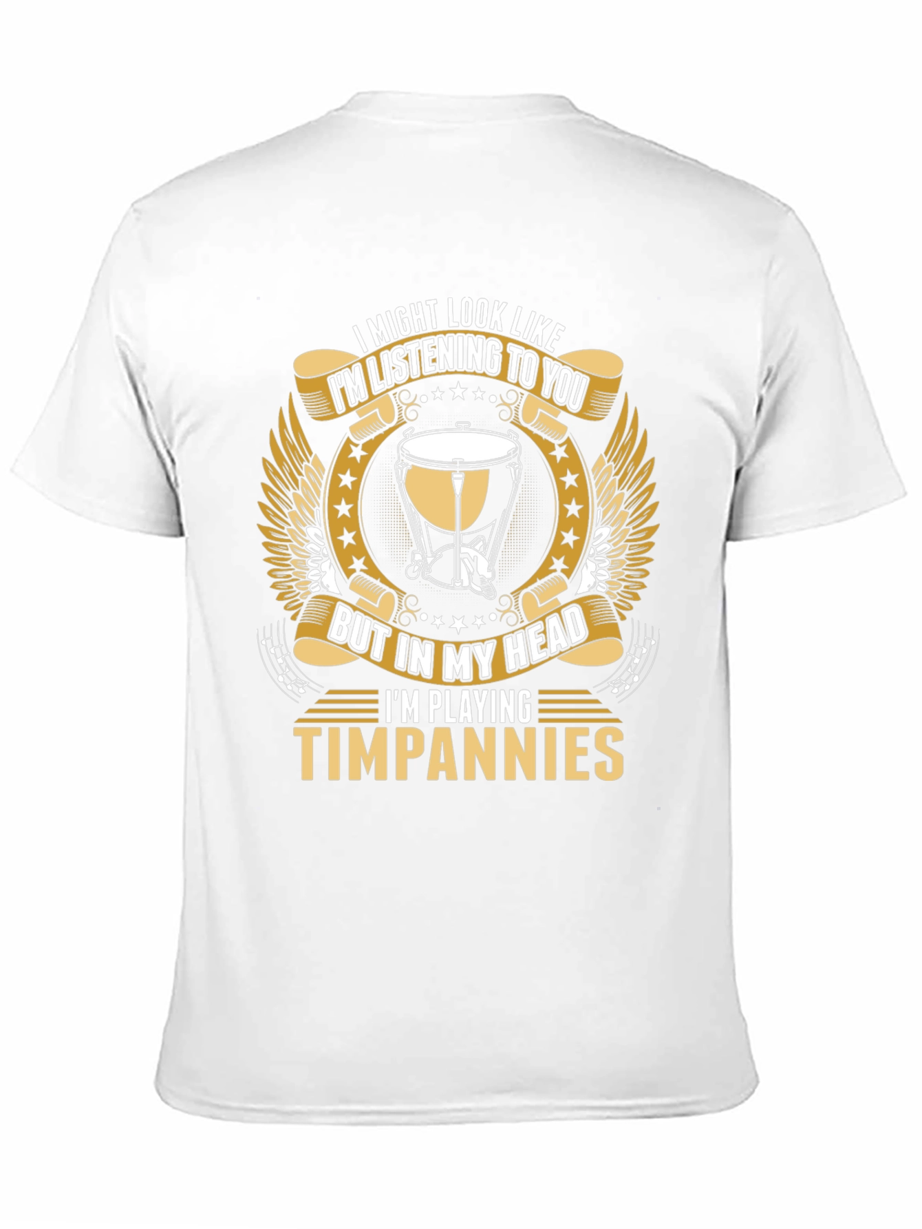 Timpani Musician T-Shirt: Im Playing Timpanies in my Head