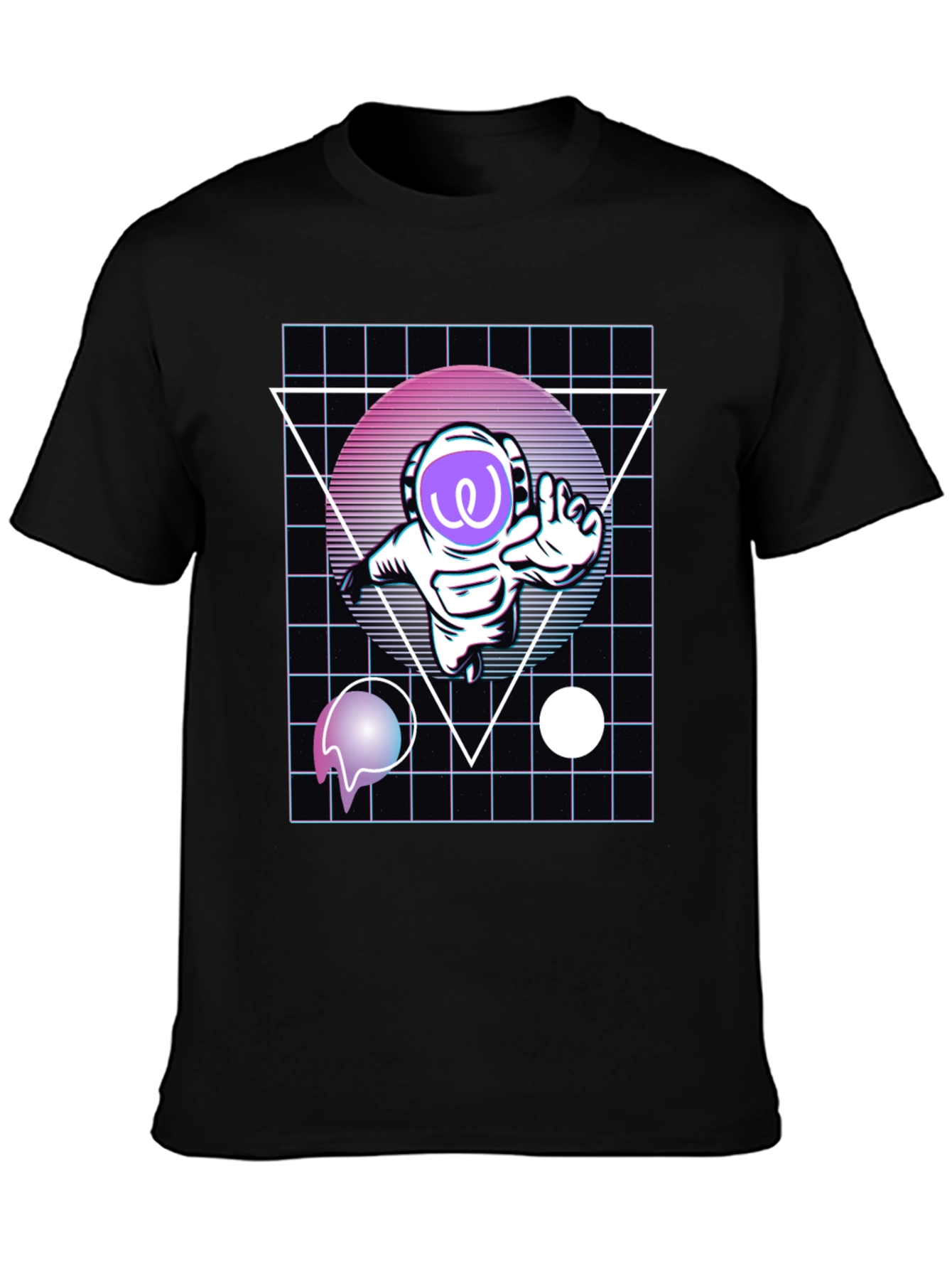 Astronaut Vaporwave T-Shirt - Galaxy Style