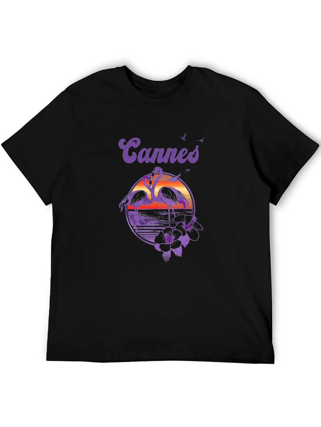 Cannes Flamingo Graphic T-Shirt