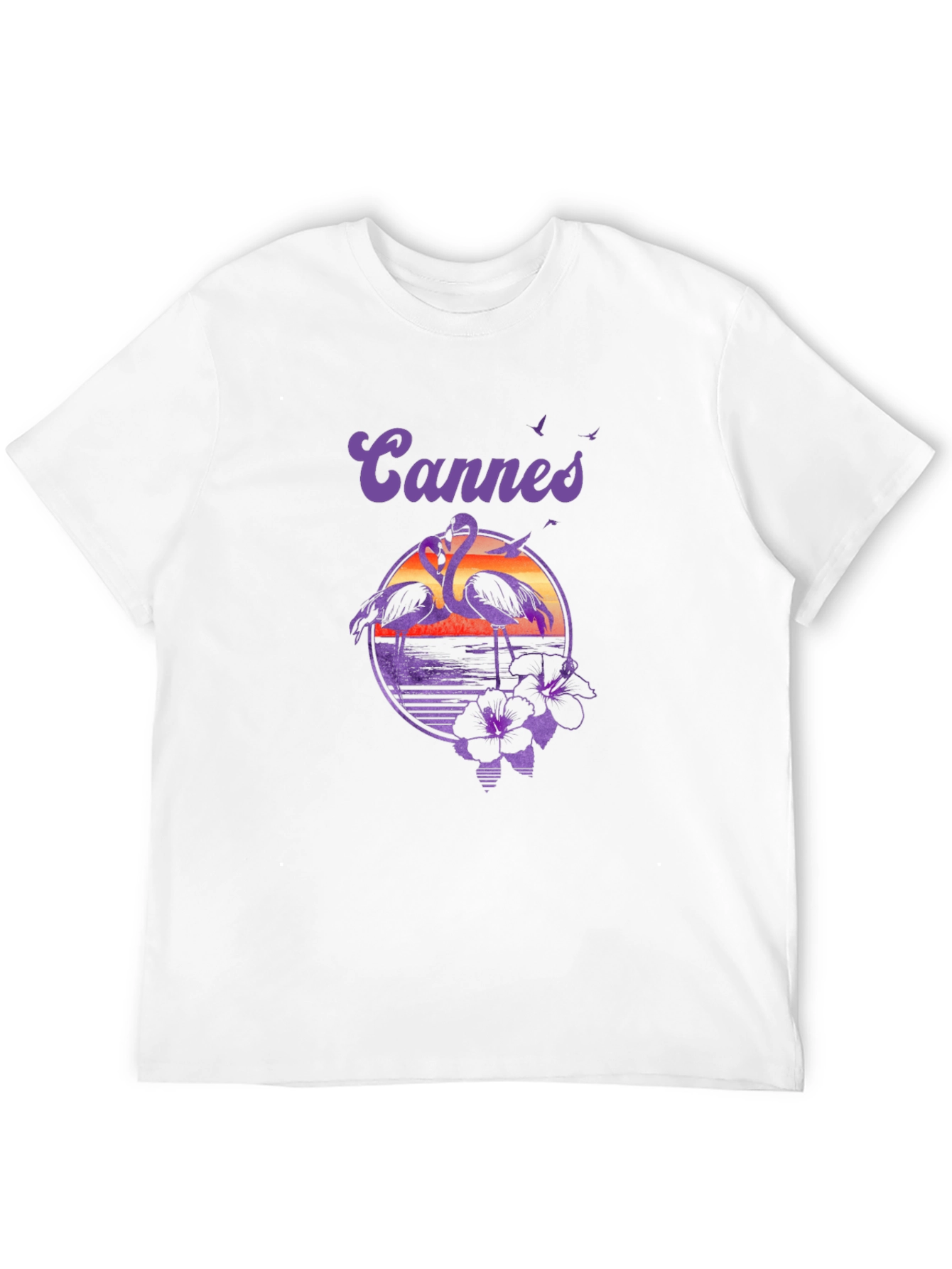 Cannes Flamingo Graphic T-Shirt