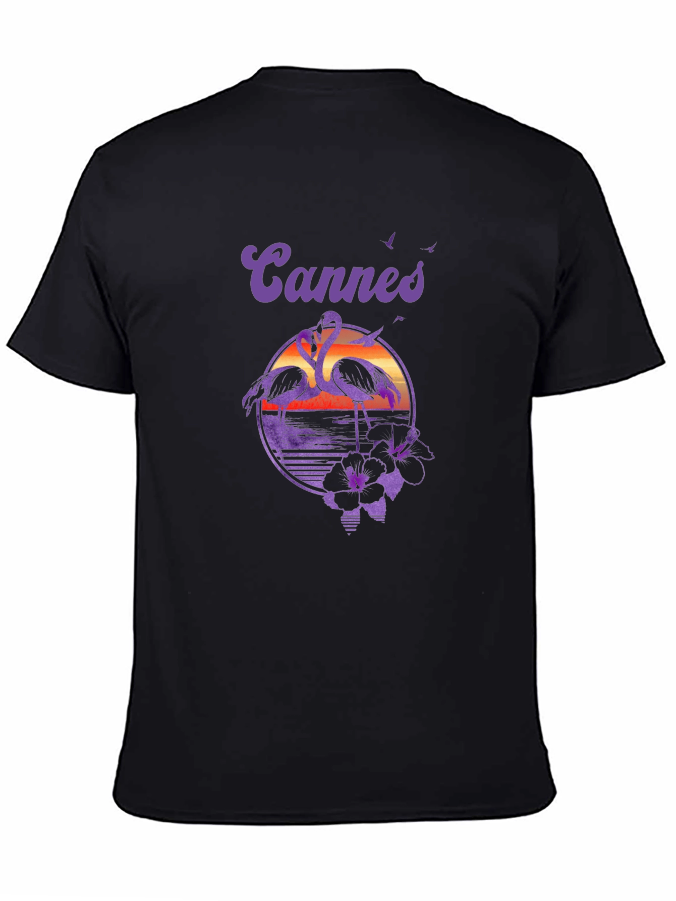 Cannes Flamingo Graphic T-Shirt