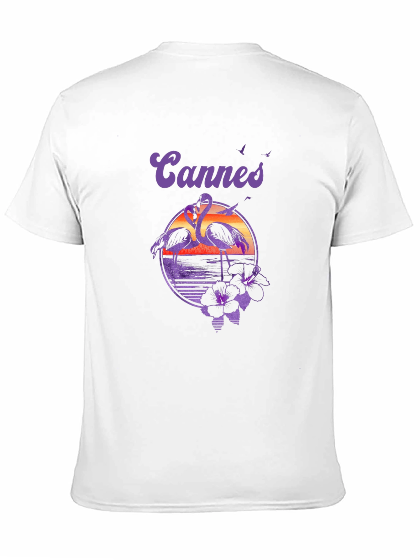Cannes Flamingo Graphic T-Shirt