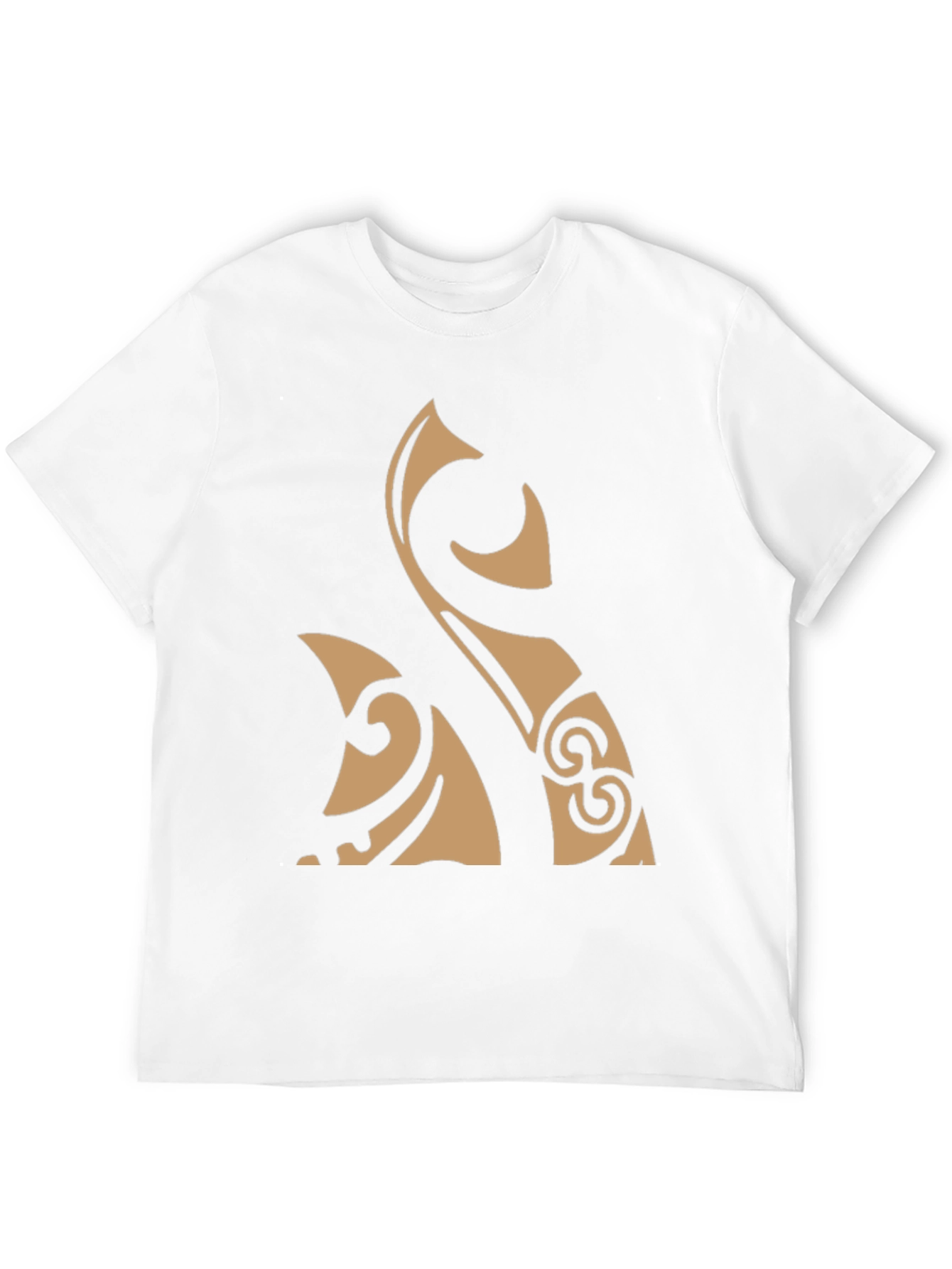 Tribal Design Black T-Shirt