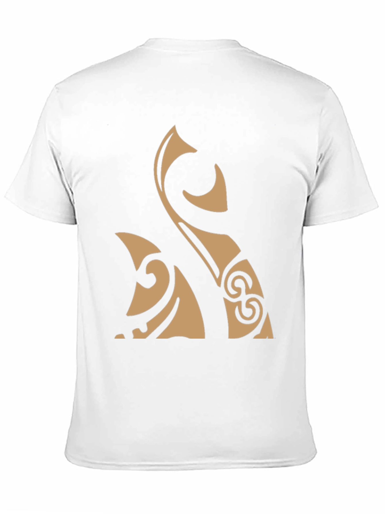 Tribal Design Black T-Shirt