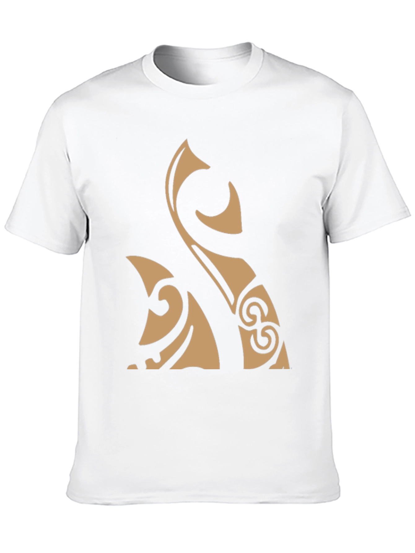 Tribal Design Black T-Shirt