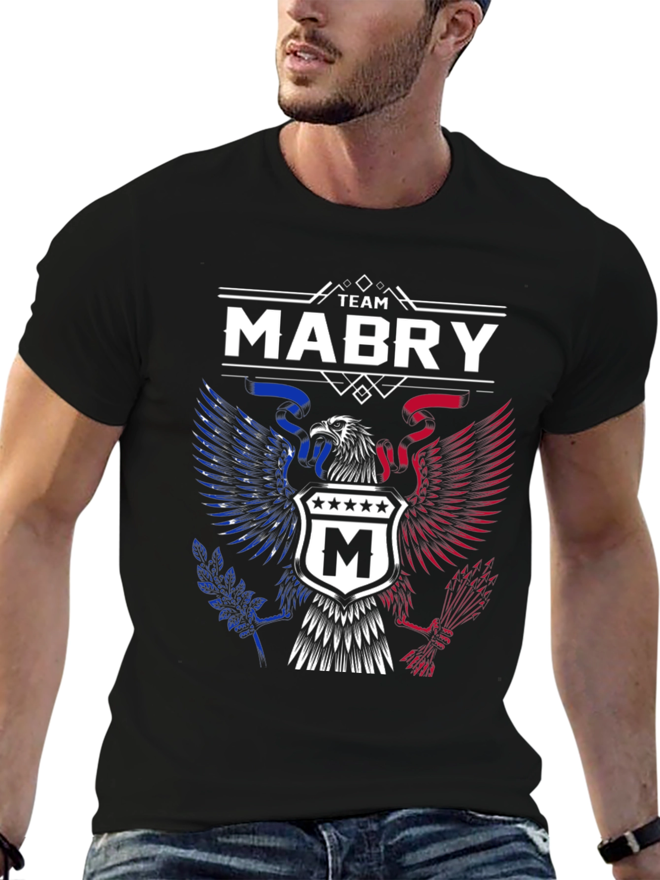 Team Mabry Eagle Graphic T-Shirt - Patriotic Design