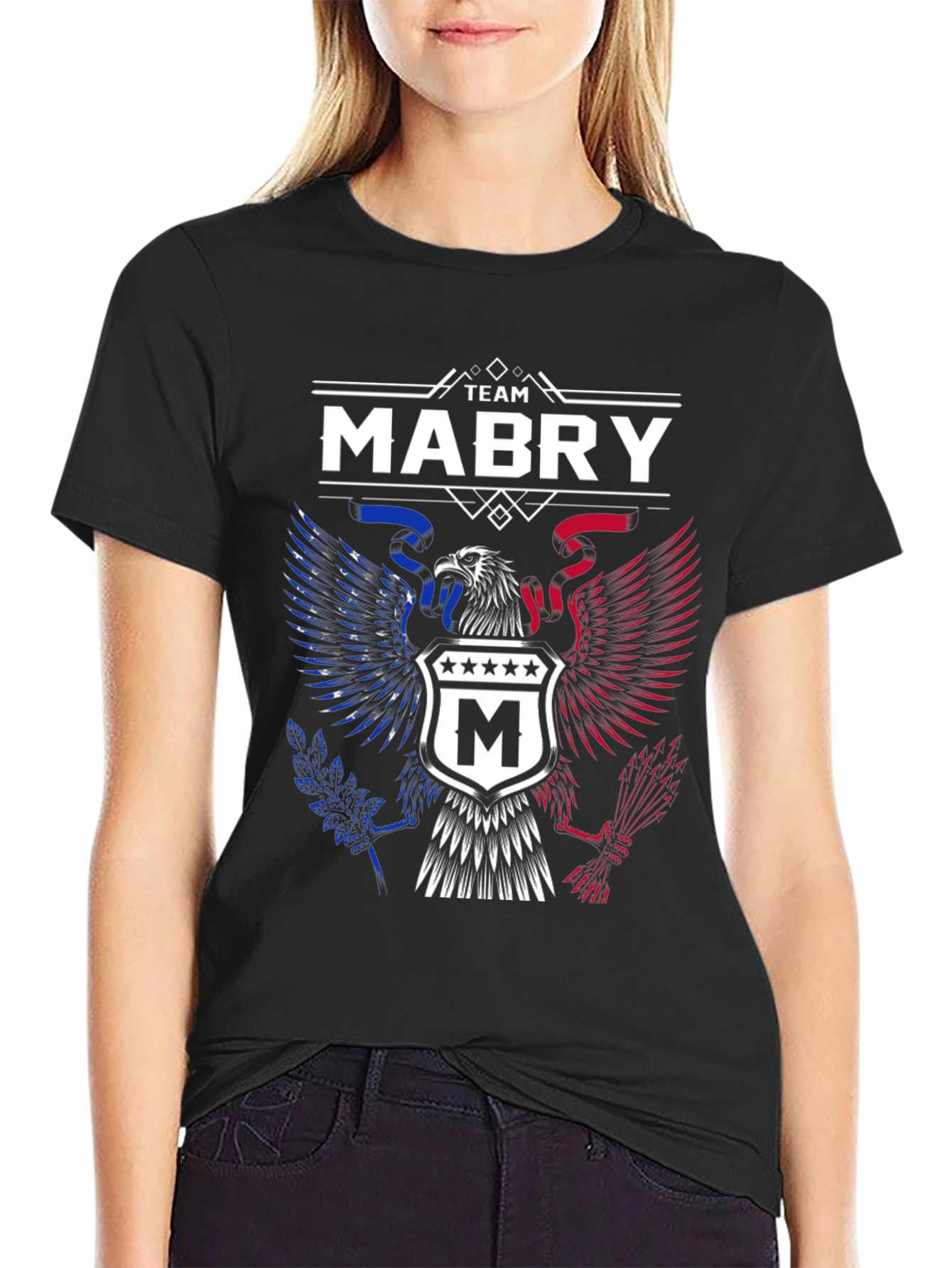 Team Mabry Eagle Graphic T-Shirt - Patriotic Design