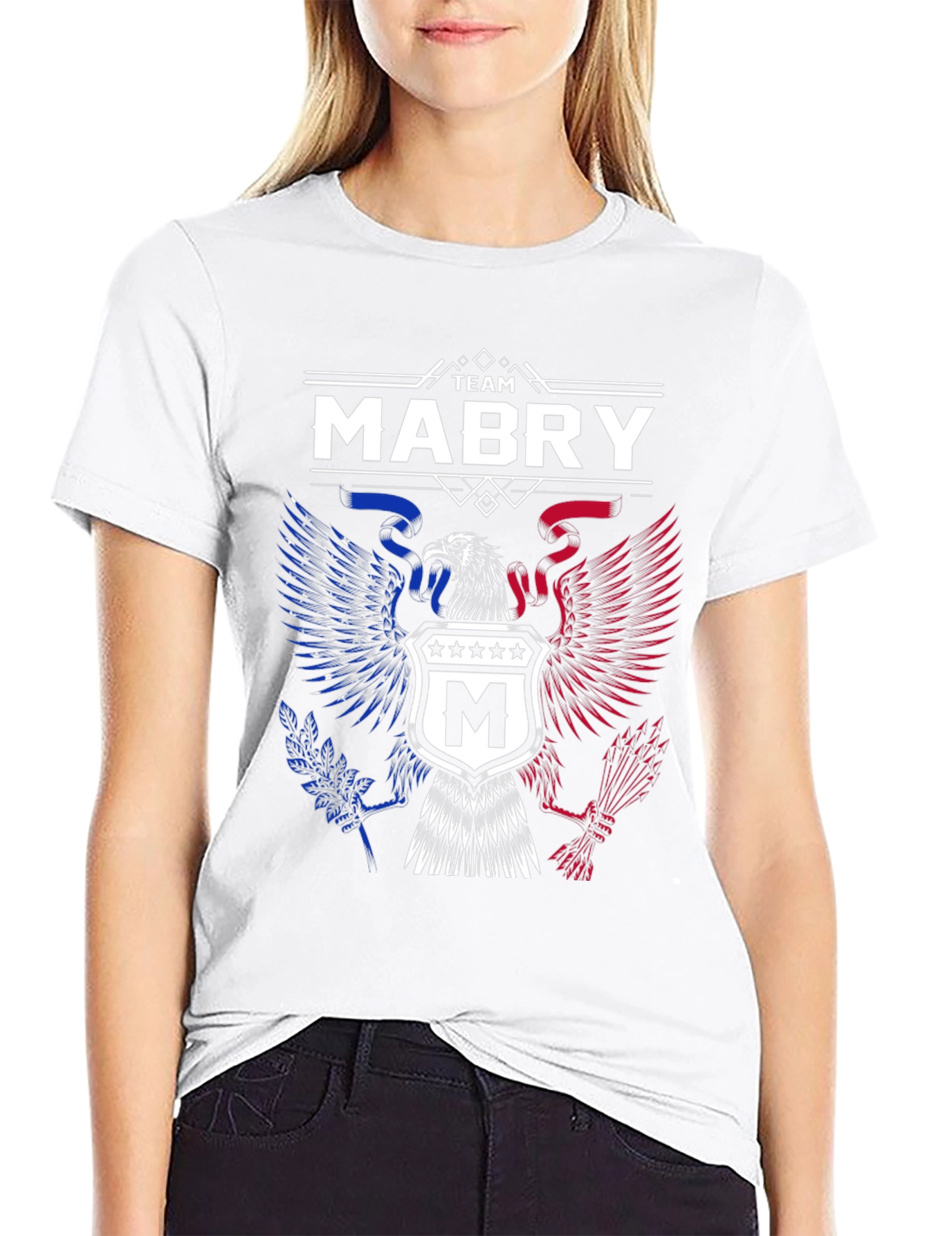 Team Mabry Eagle Graphic T-Shirt - Patriotic Design