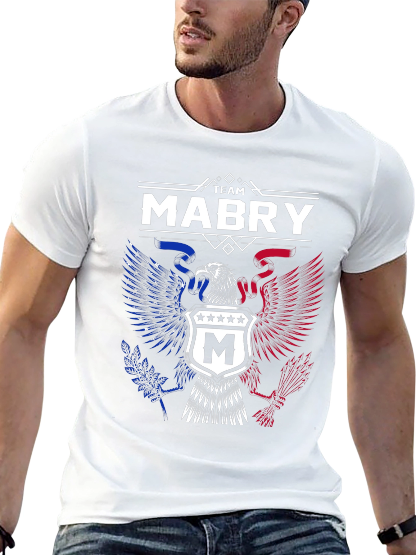 Team Mabry Eagle Graphic T-Shirt - Patriotic Design