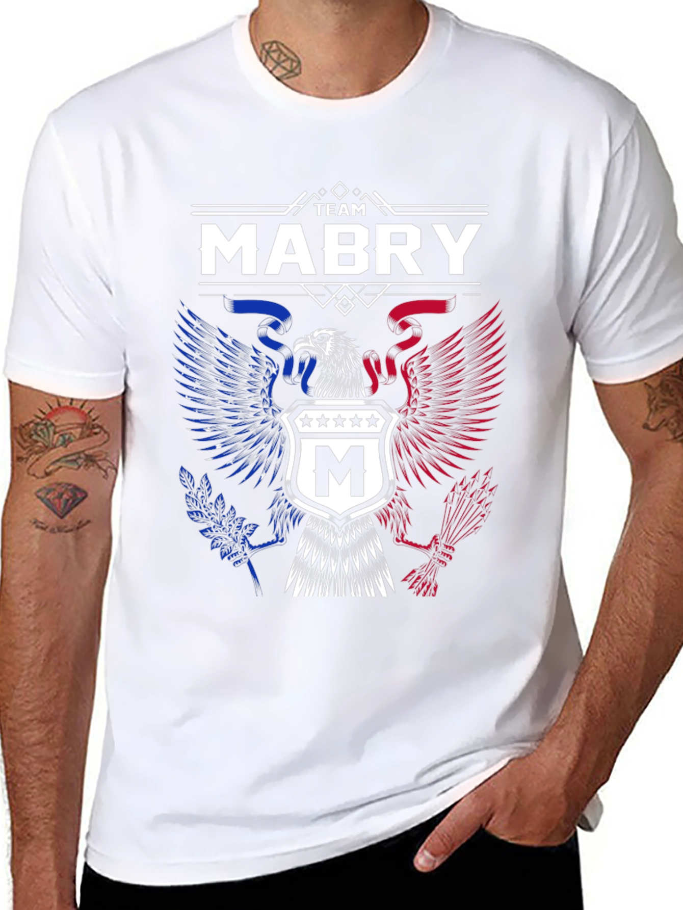 Team Mabry Eagle Graphic T-Shirt - Patriotic Design