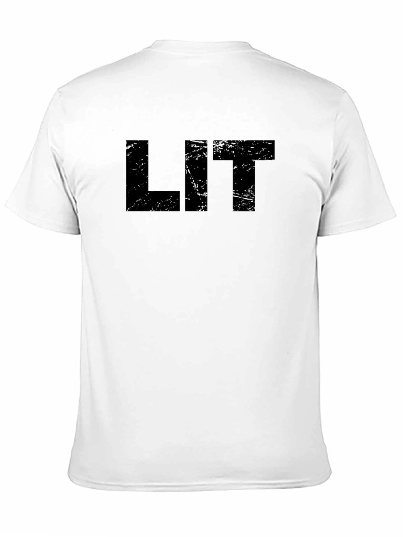 Bold Black LIT Graphic T-Shirt