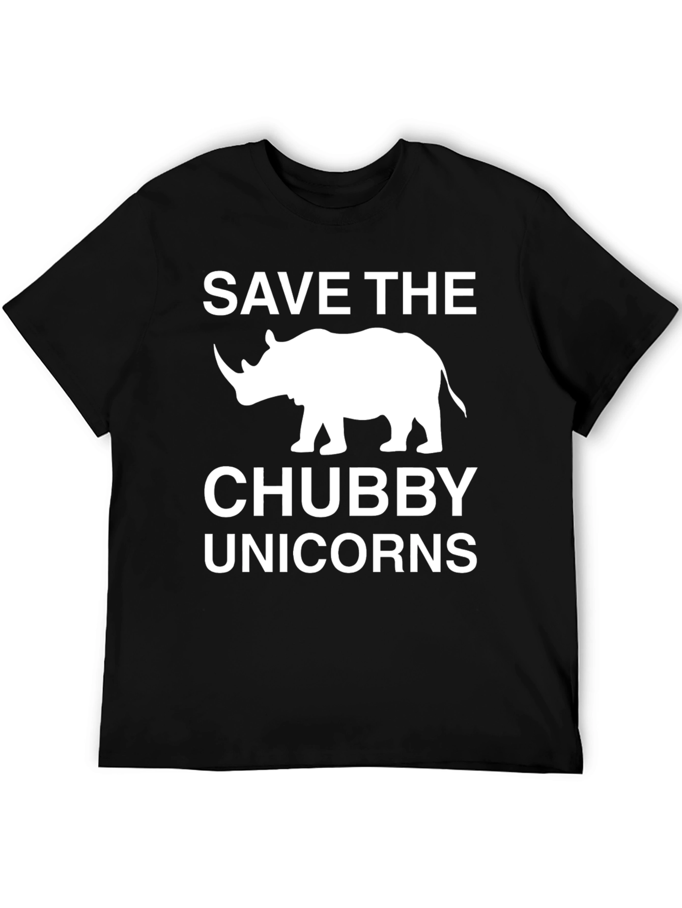Save the Chubby Unicorns Rhino T-Shirt