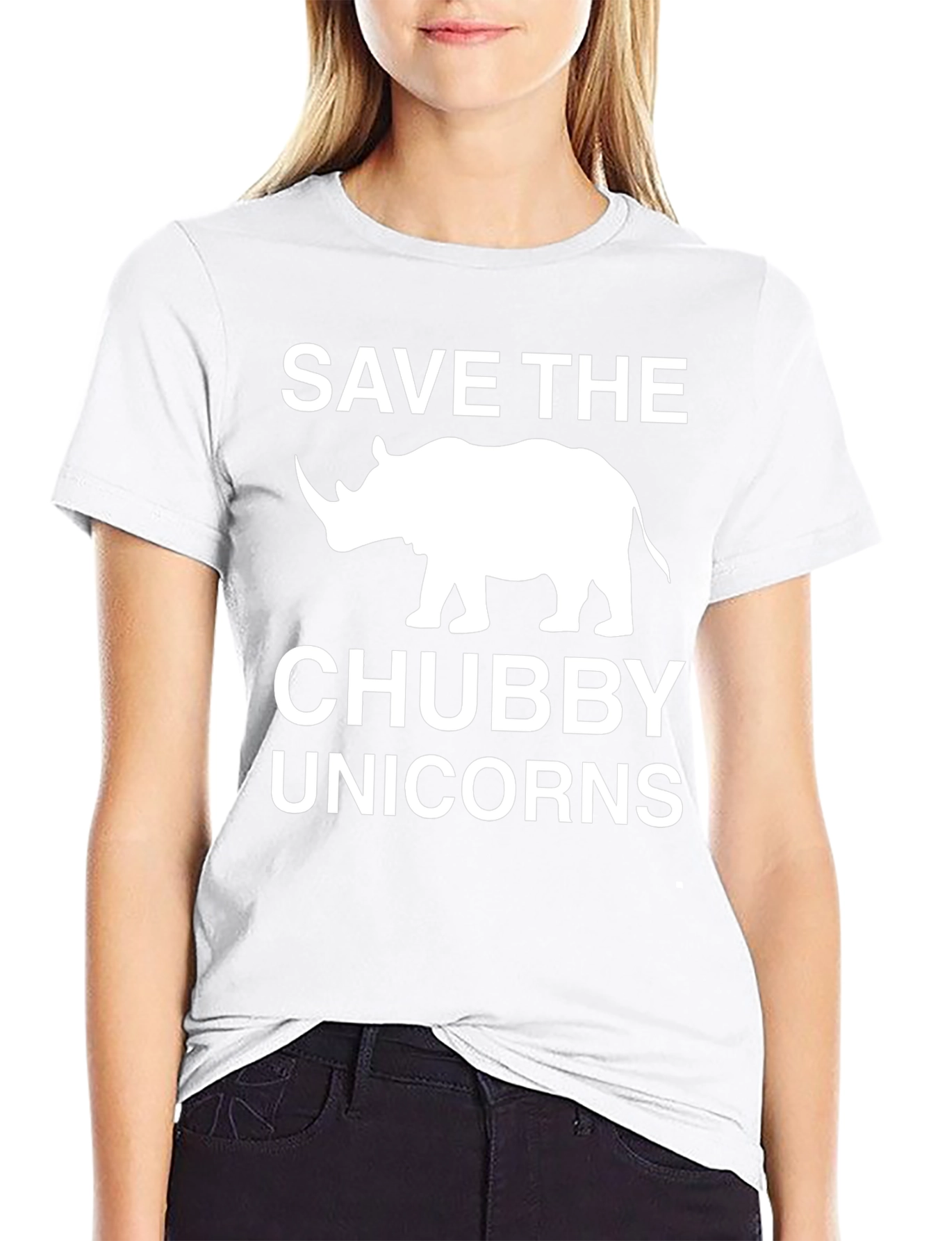 Save the Chubby Unicorns Rhino T-Shirt