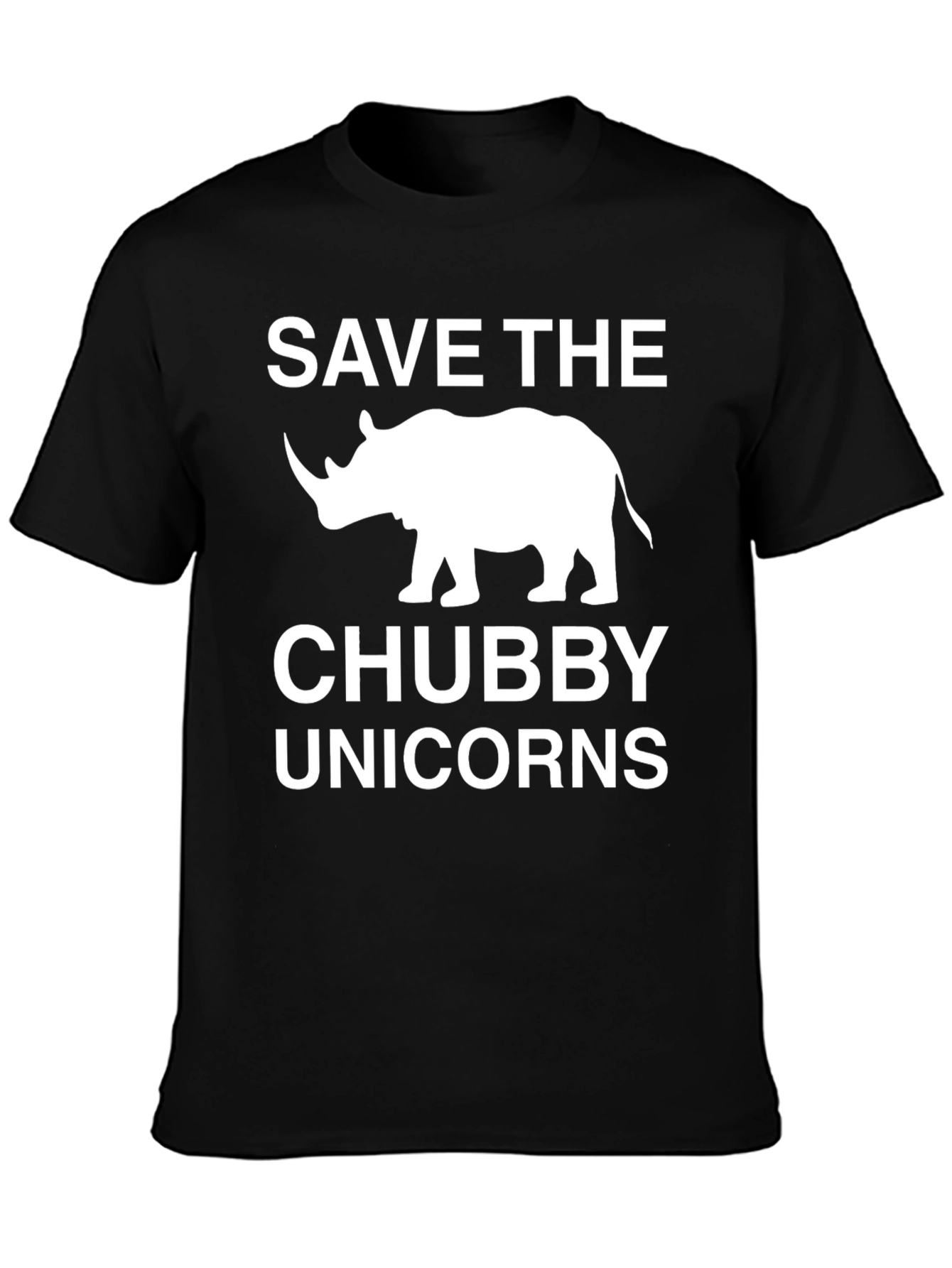 Save the Chubby Unicorns Rhino T-Shirt