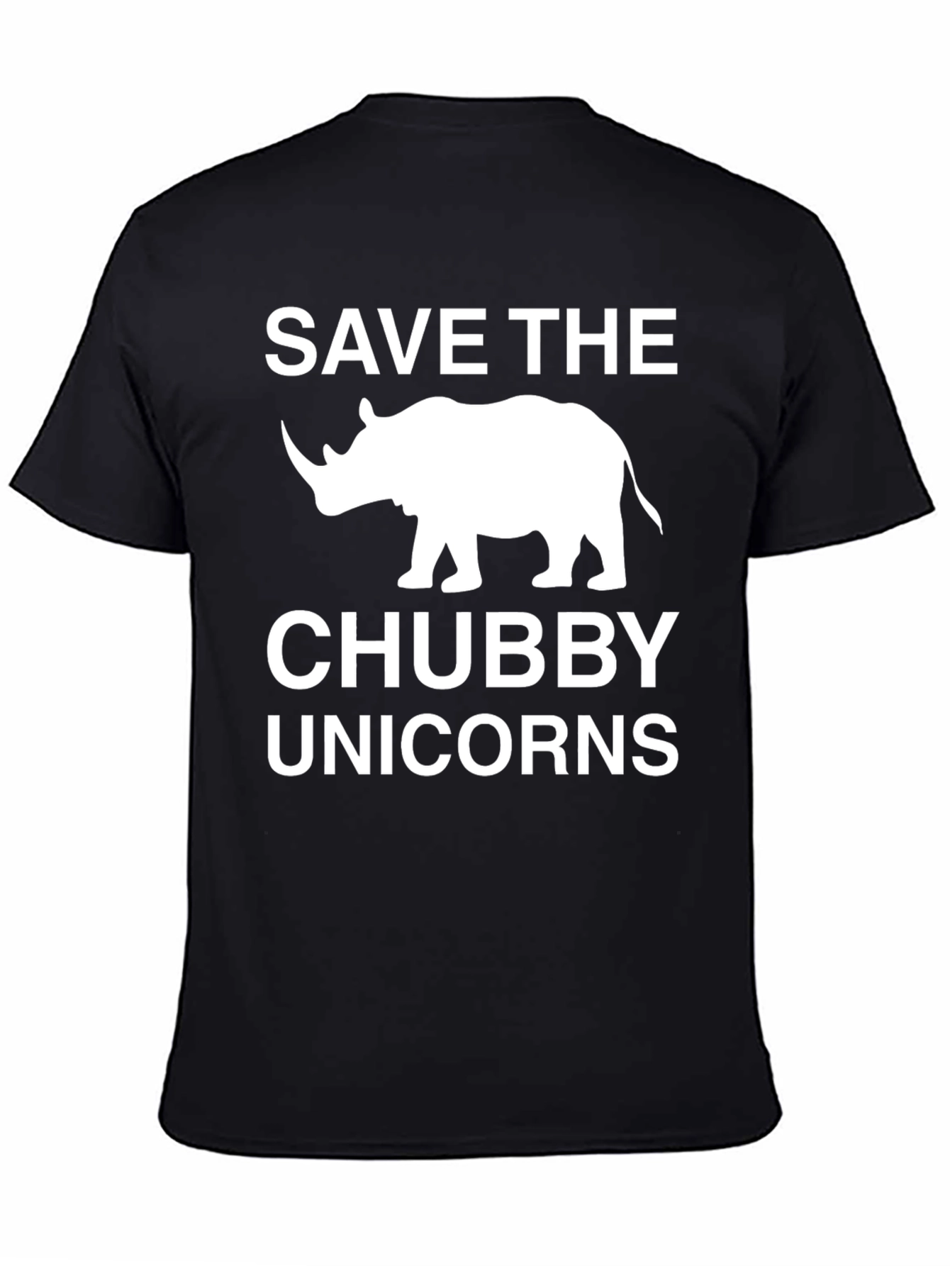 Save the Chubby Unicorns Rhino T-Shirt