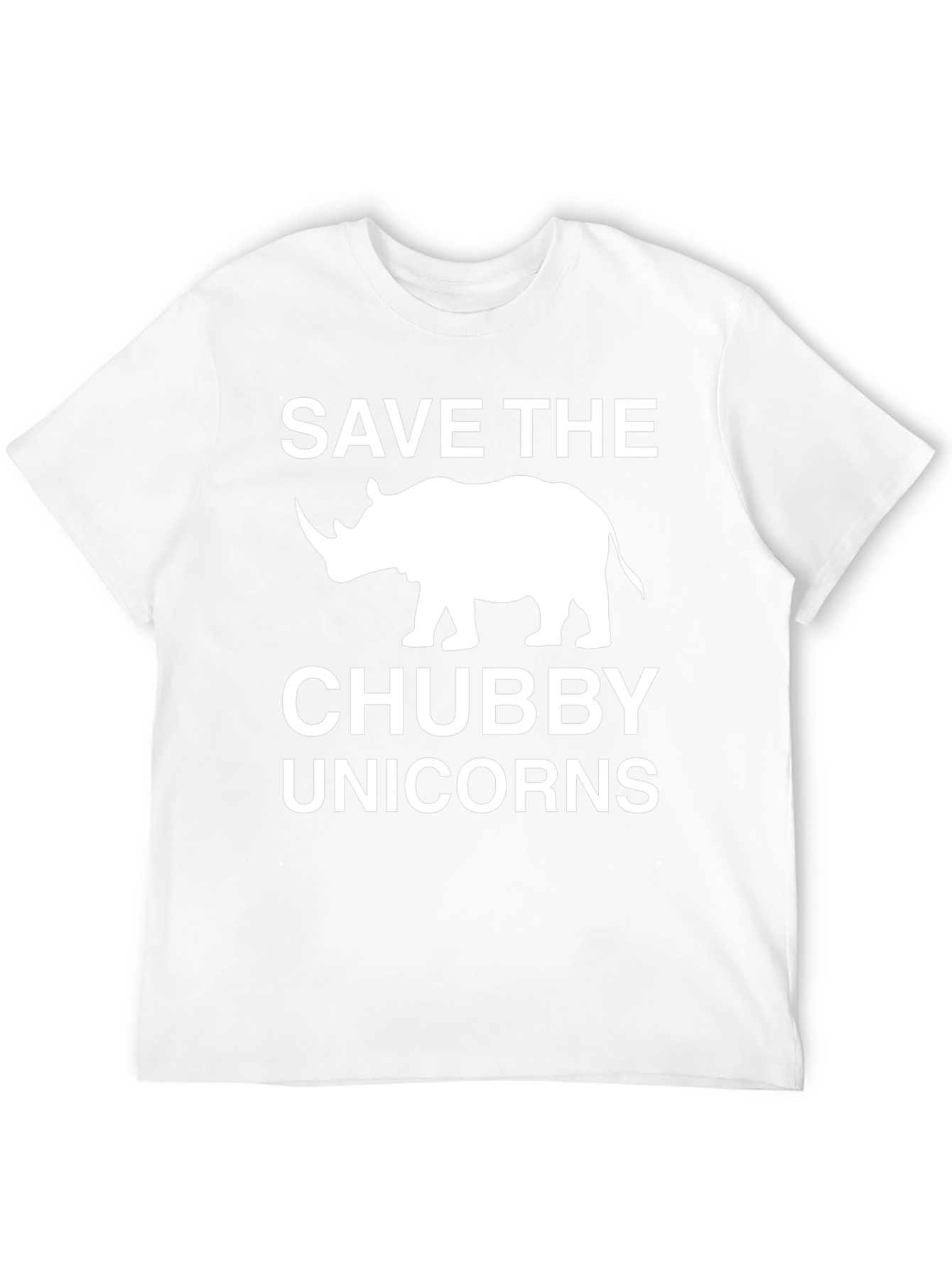 Save the Chubby Unicorns Rhino T-Shirt