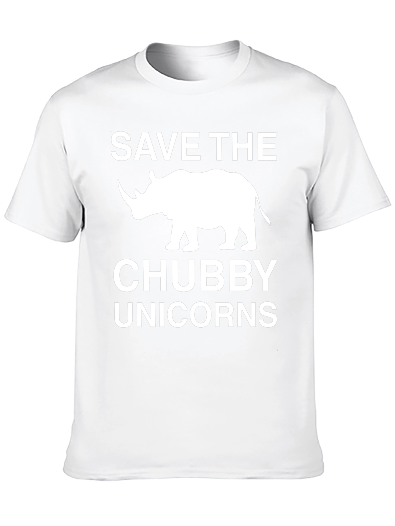 Save the Chubby Unicorns Rhino T-Shirt