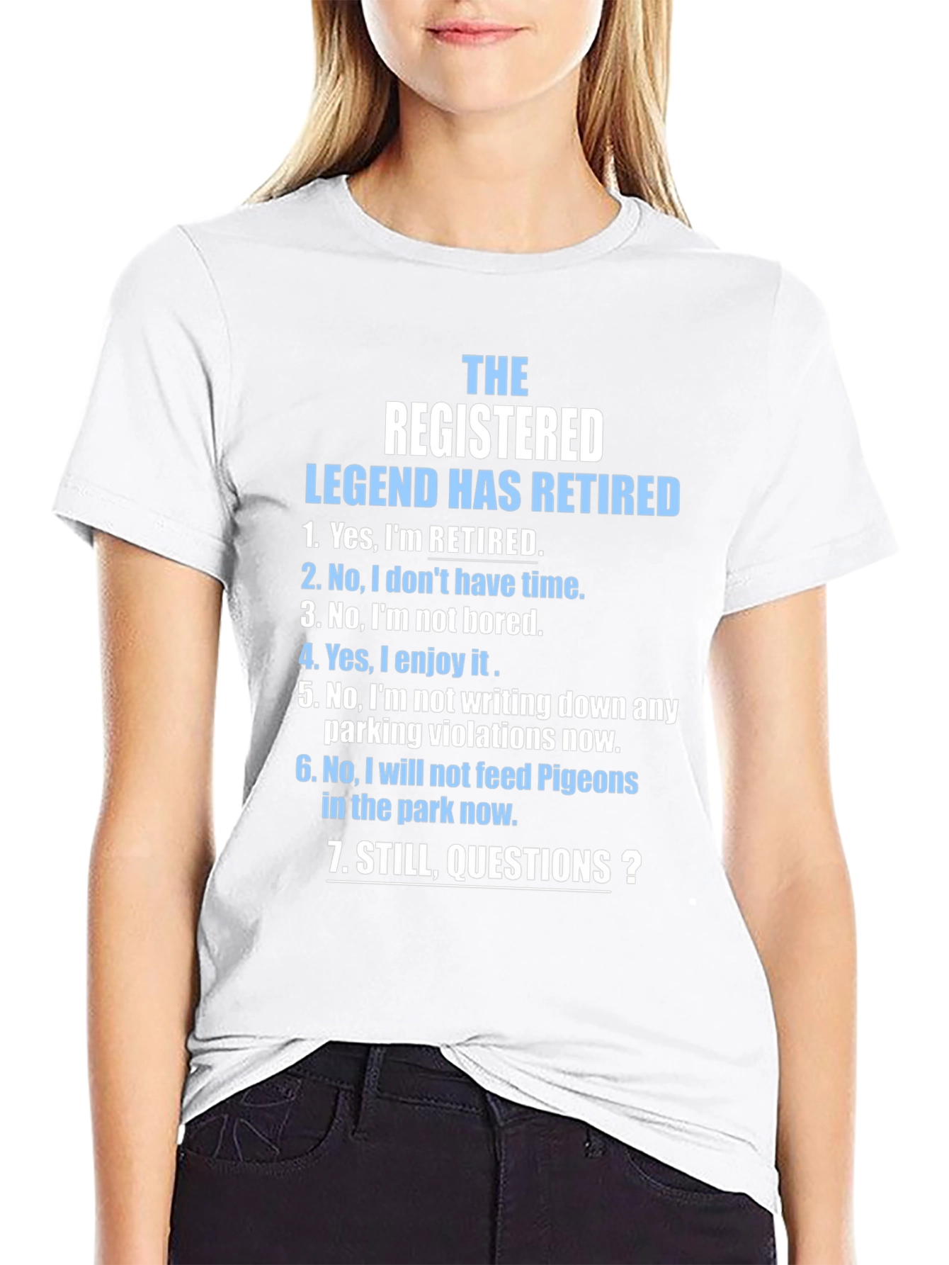 Retired Legend Novelty Graphic T-Shirt
