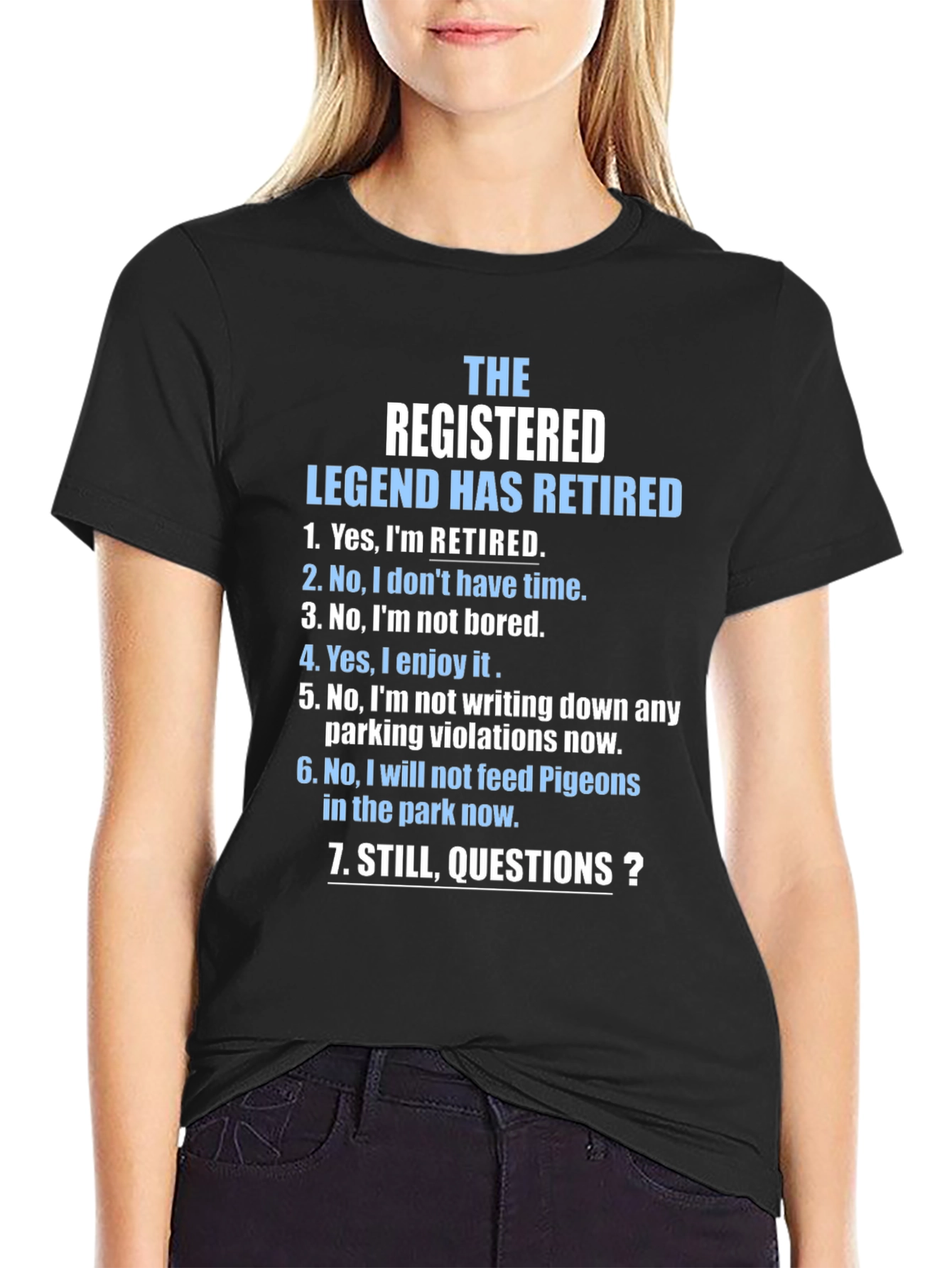 Retired Legend Novelty Graphic T-Shirt