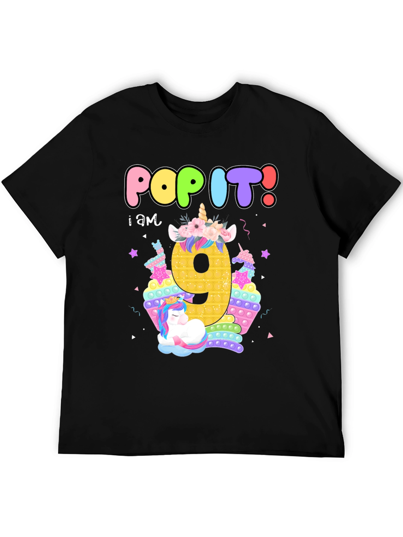 Pop It 9th Birthday T-Shirt
