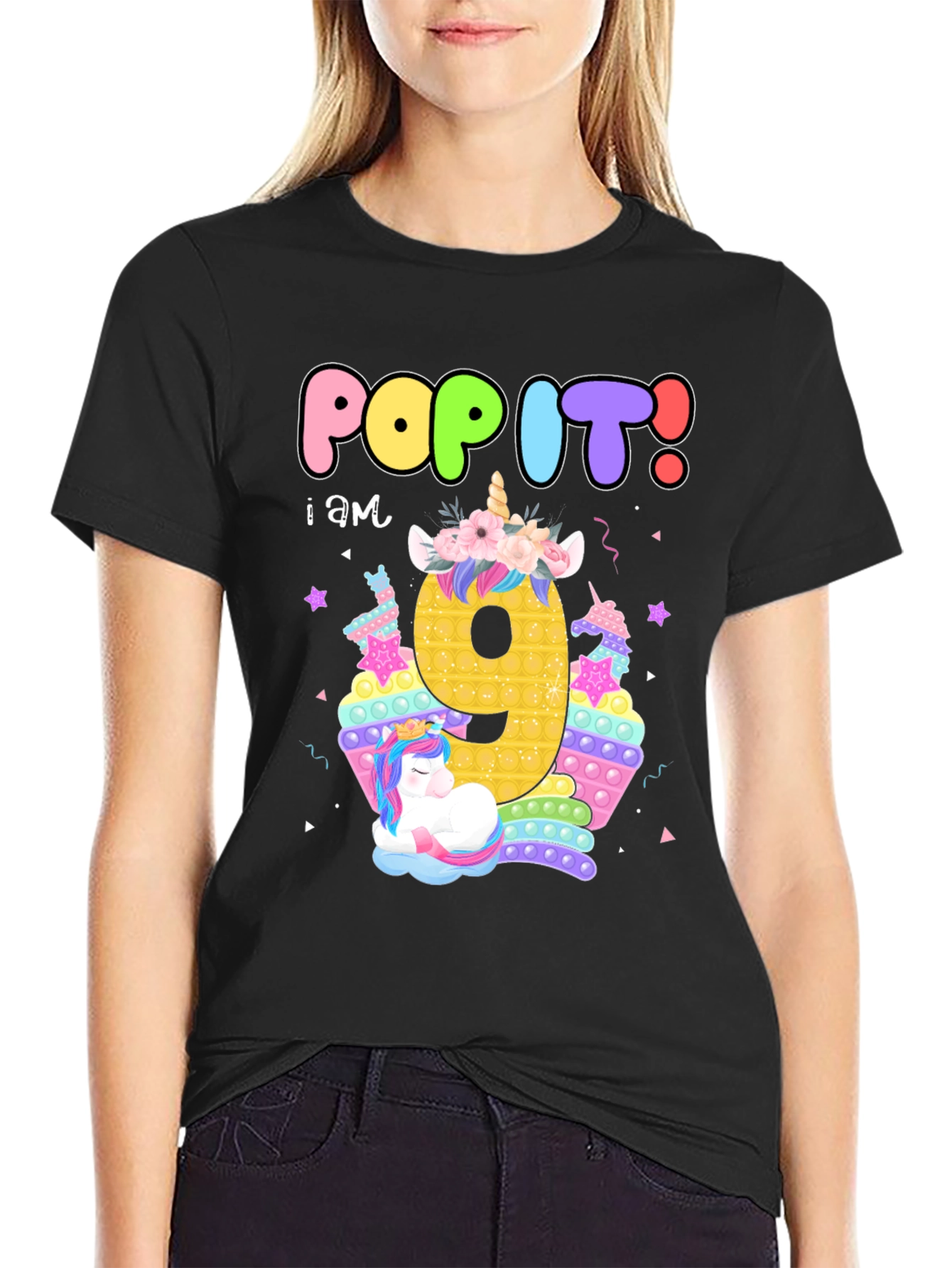 Pop It 9th Birthday T-Shirt