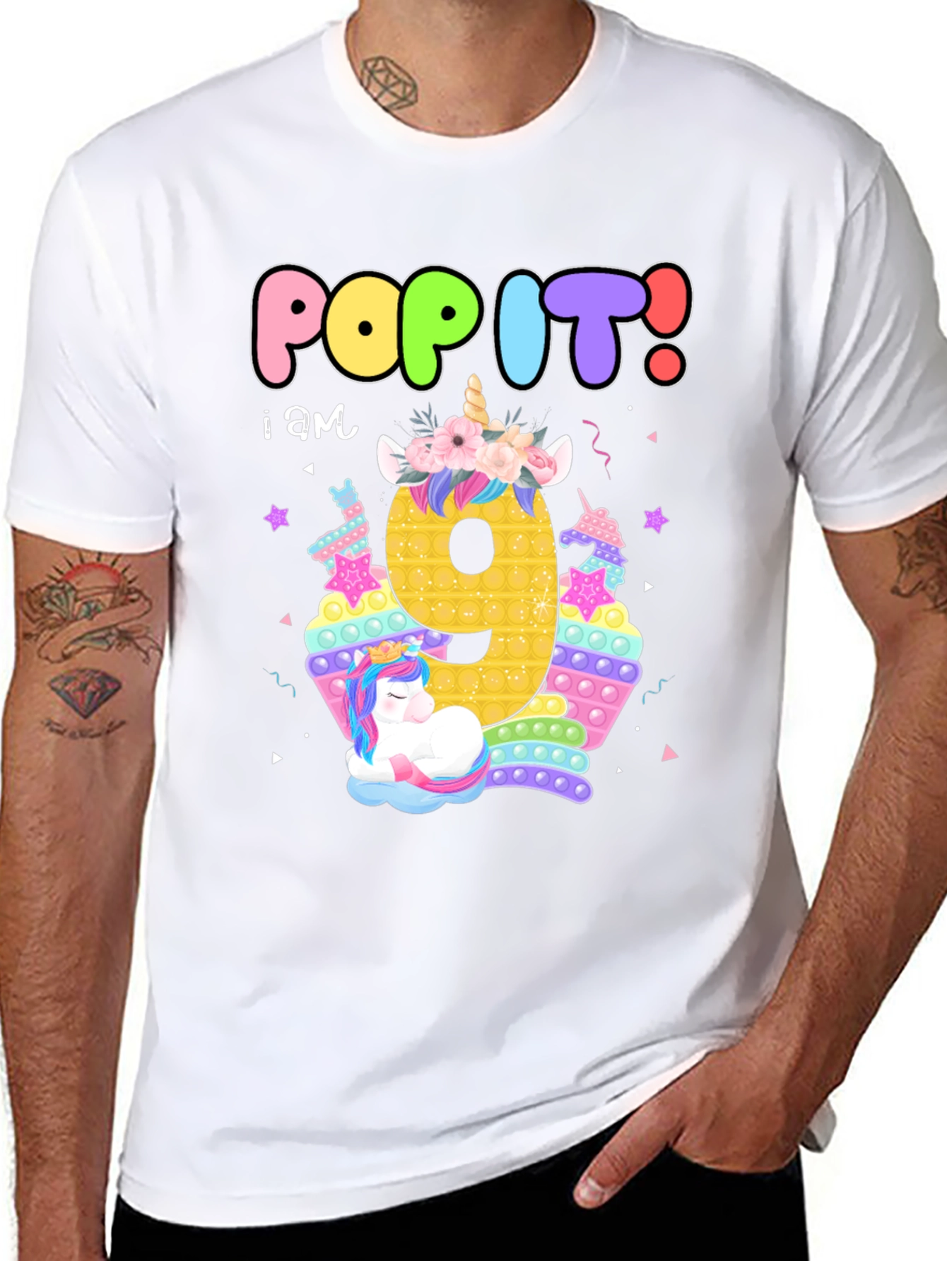 Pop It 9th Birthday T-Shirt