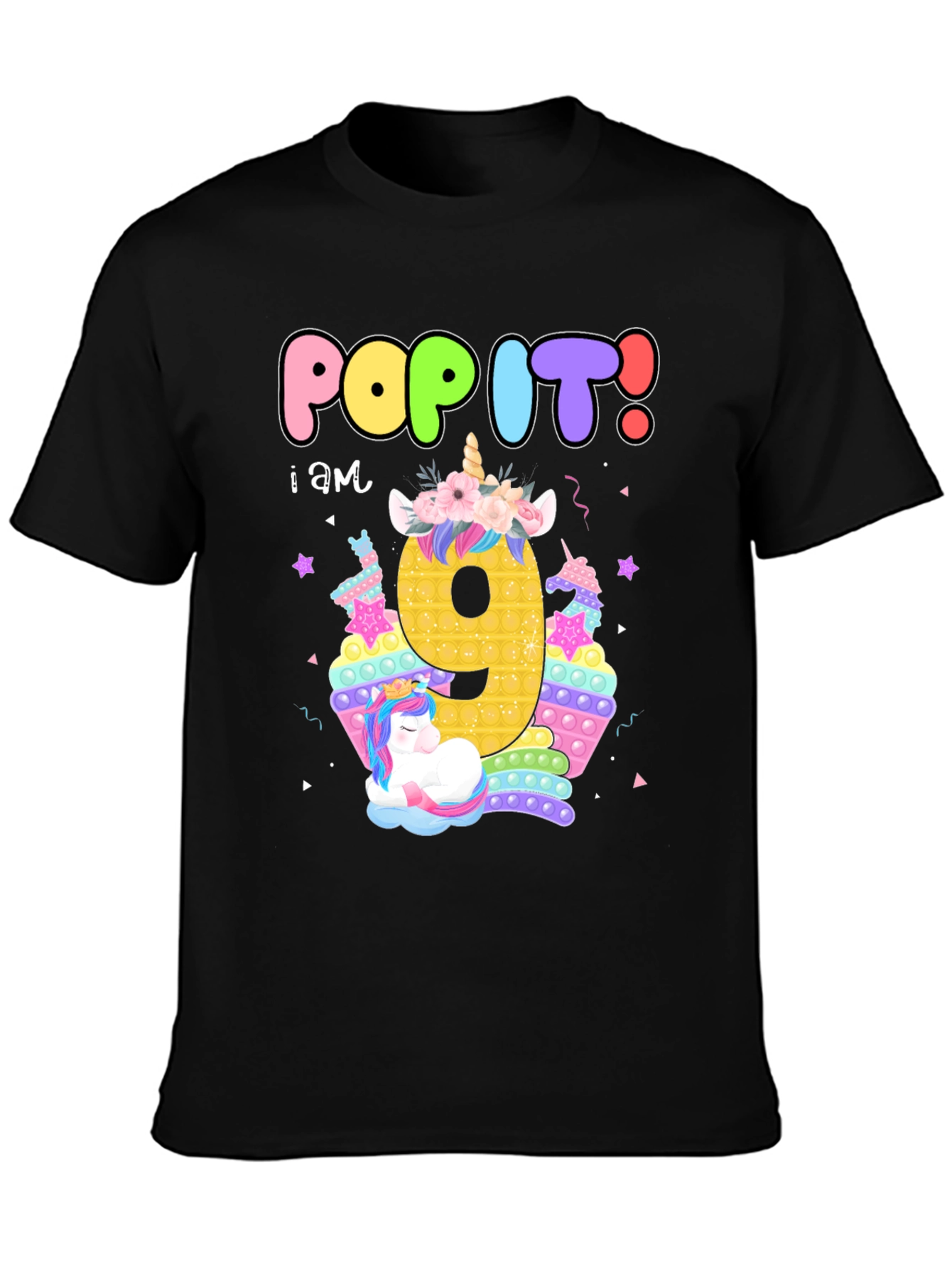 Pop It 9th Birthday T-Shirt