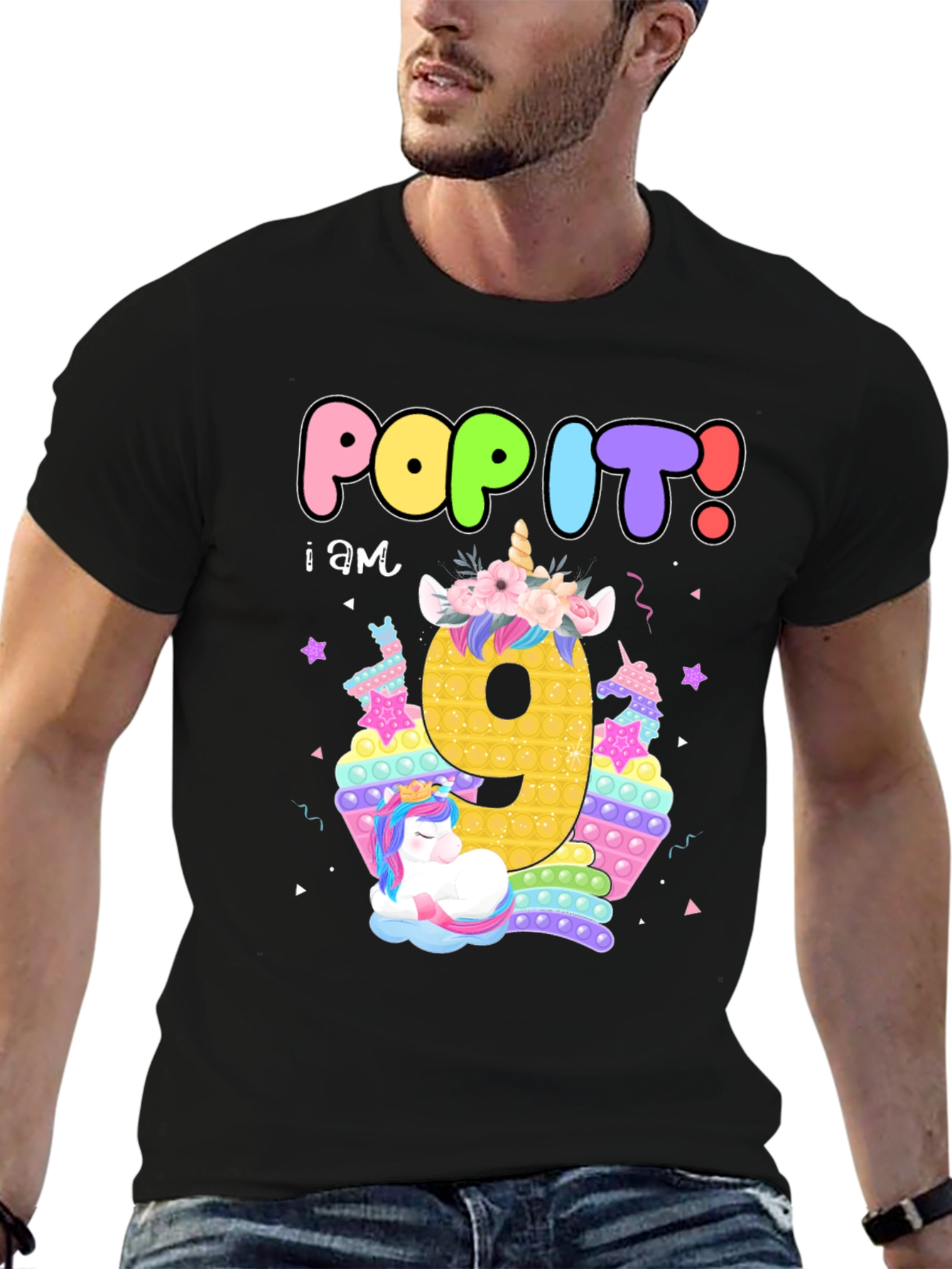 Pop It 9th Birthday T-Shirt