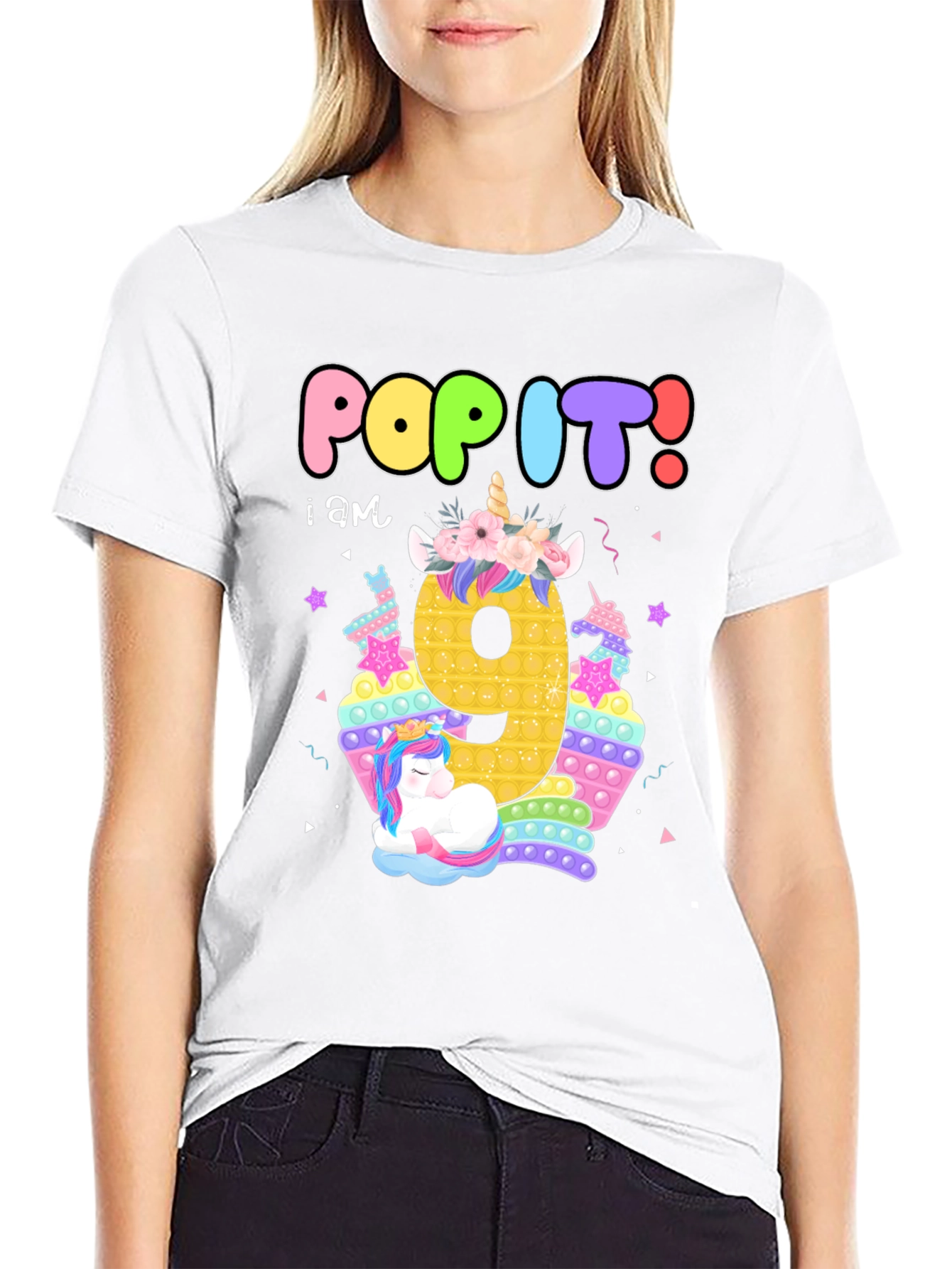 Pop It 9th Birthday T-Shirt