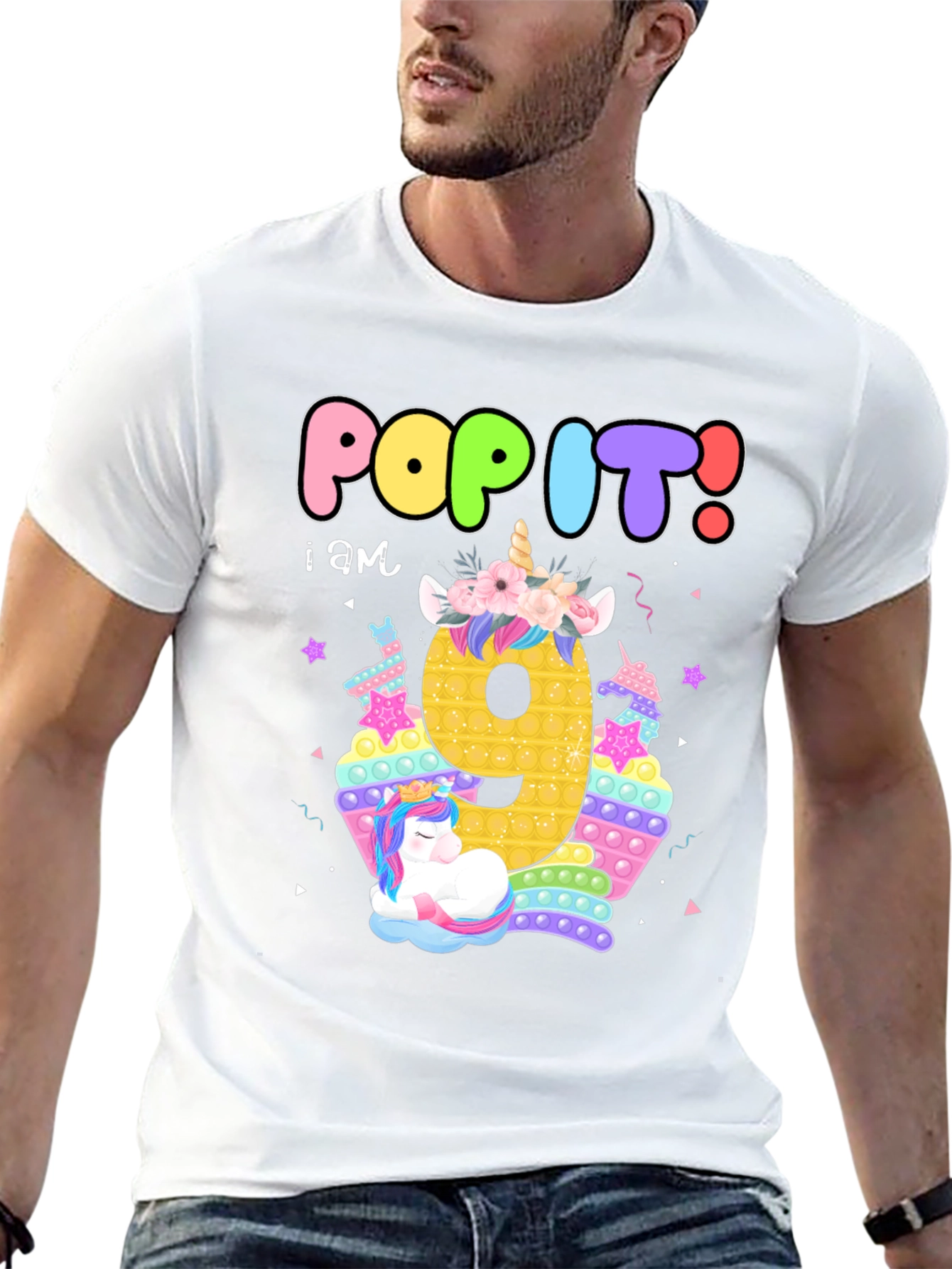 Pop It 9th Birthday T-Shirt