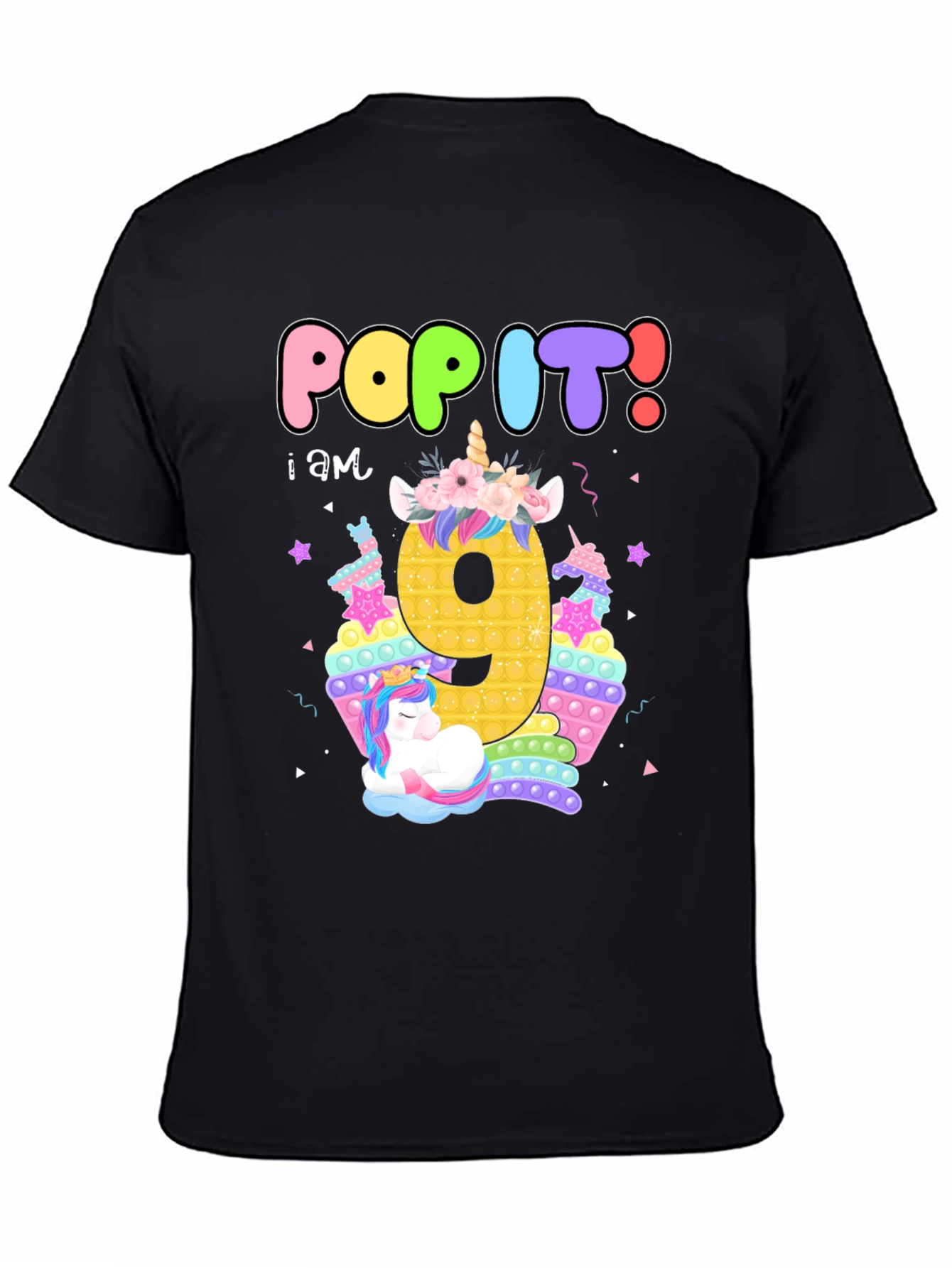 Pop It 9th Birthday T-Shirt