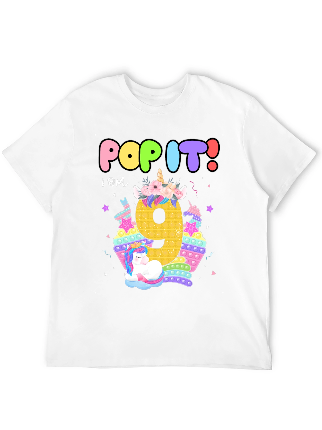 Pop It 9th Birthday T-Shirt